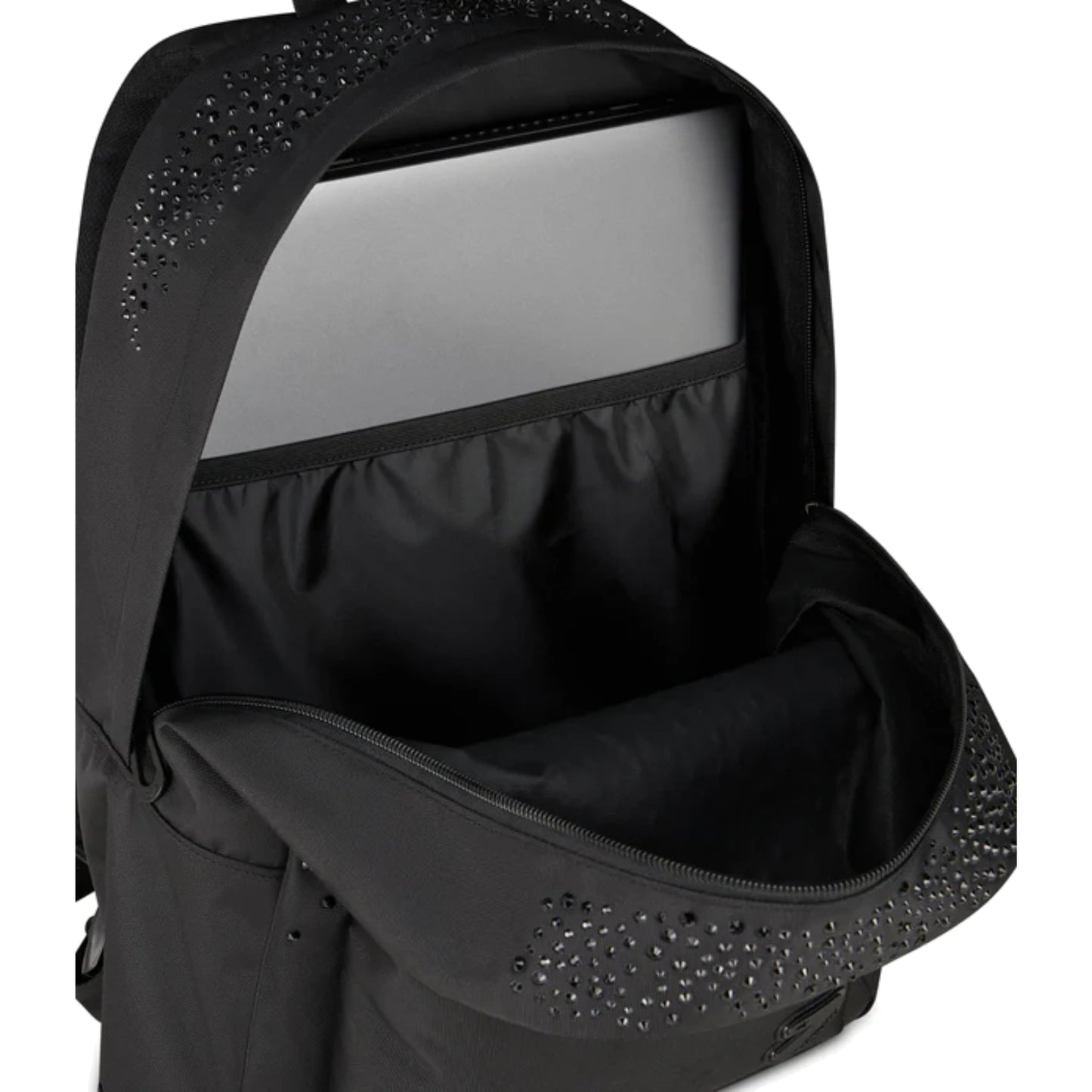 Zaino Seven Round Americano GLITZYCUTE Nero Strass Neri 26L Porta PC Scuola