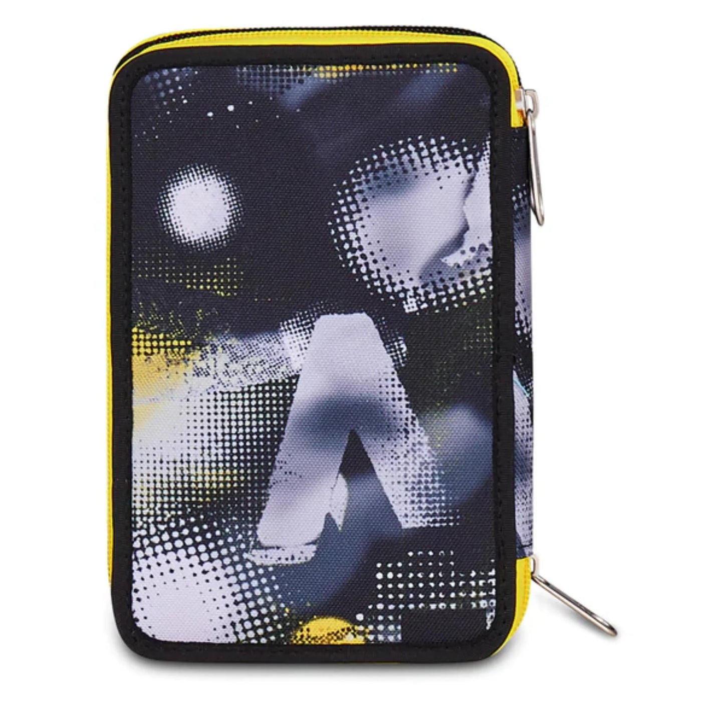Astuccio 3 Zip Seven Golden Paint Corredo Completo 45 Pezzi Scuola