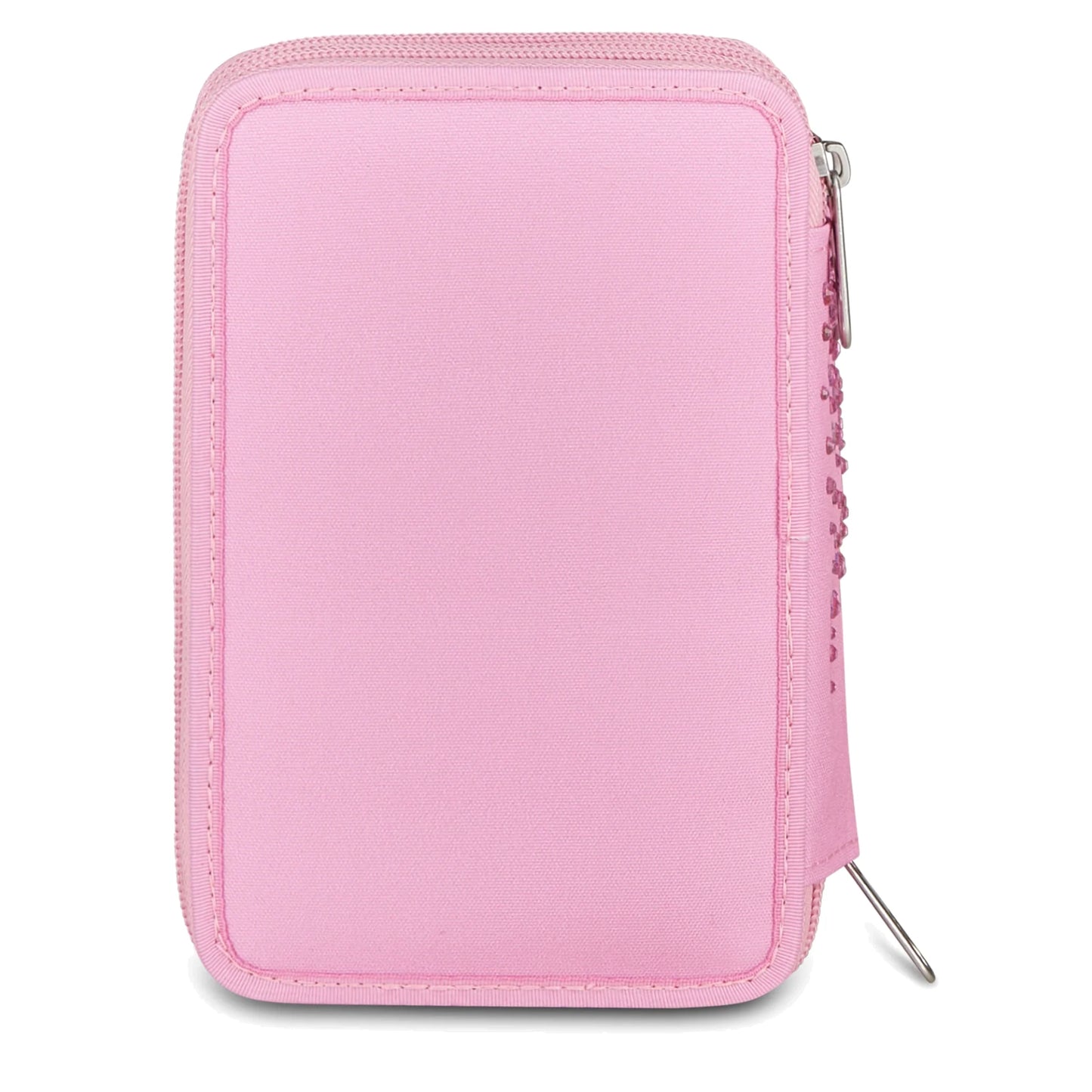 Astuccio Seven 3 Zip Completo 45 Pezzi Bambina Strass Triplo Scomparto Scuola