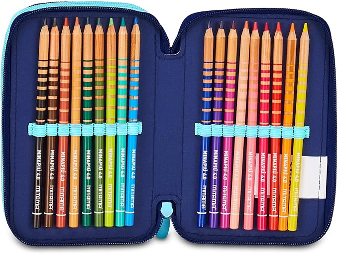 Astuccio Seven Lilo & Stitch Scuola 3 Zip