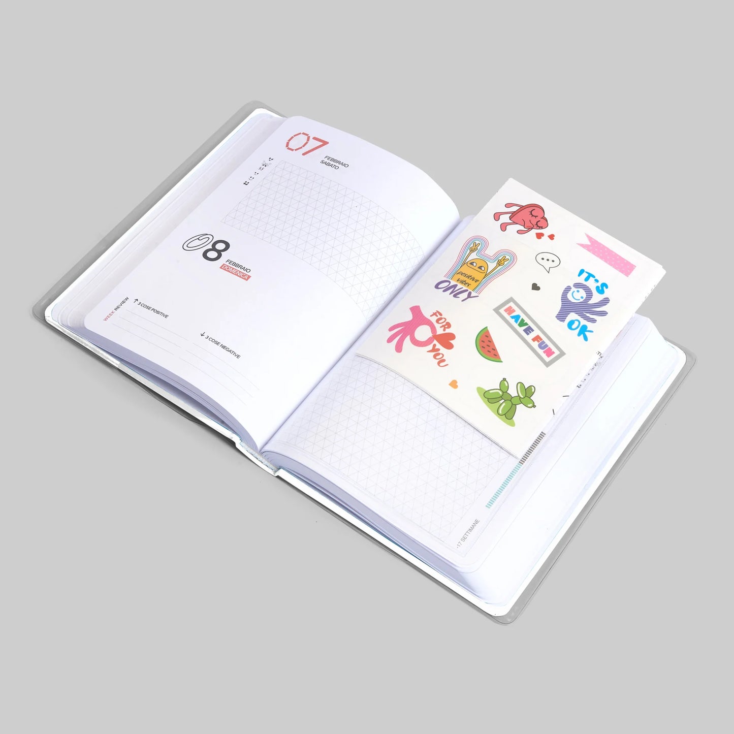 DIARIO 16 MESI BE-YOU EXTRA WHITE 2025-2026