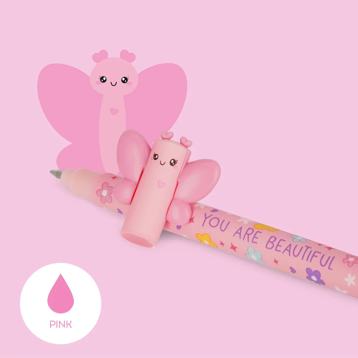 Penna Gel Cancellabile Farfalla - Legami
