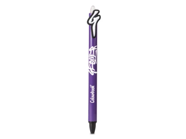 Penna a sfera Geolier con topper – Inchiostro blu