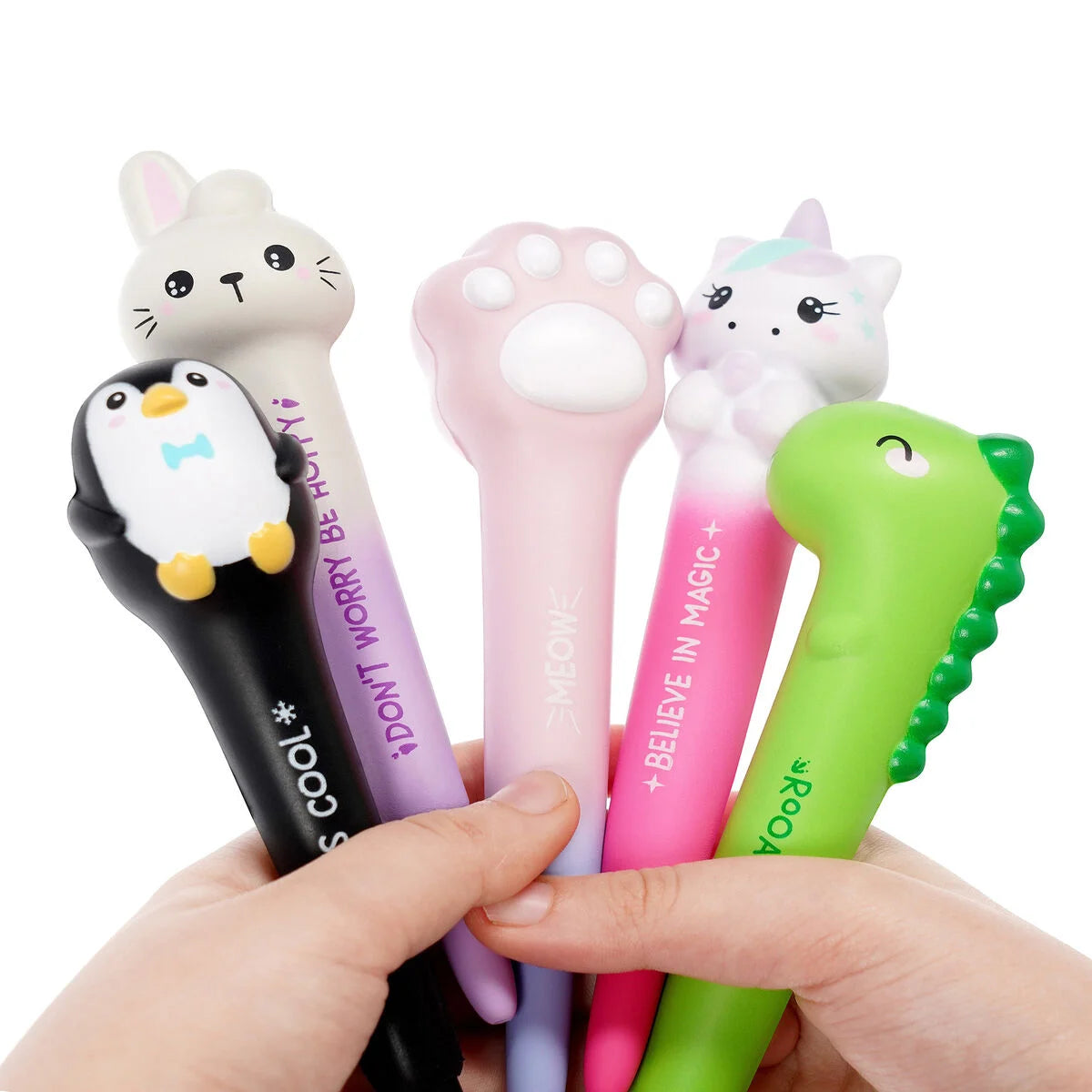 Penna Gel Antistress Bunny "Don't Worry Be Hoppy" - Squeezies - Legami