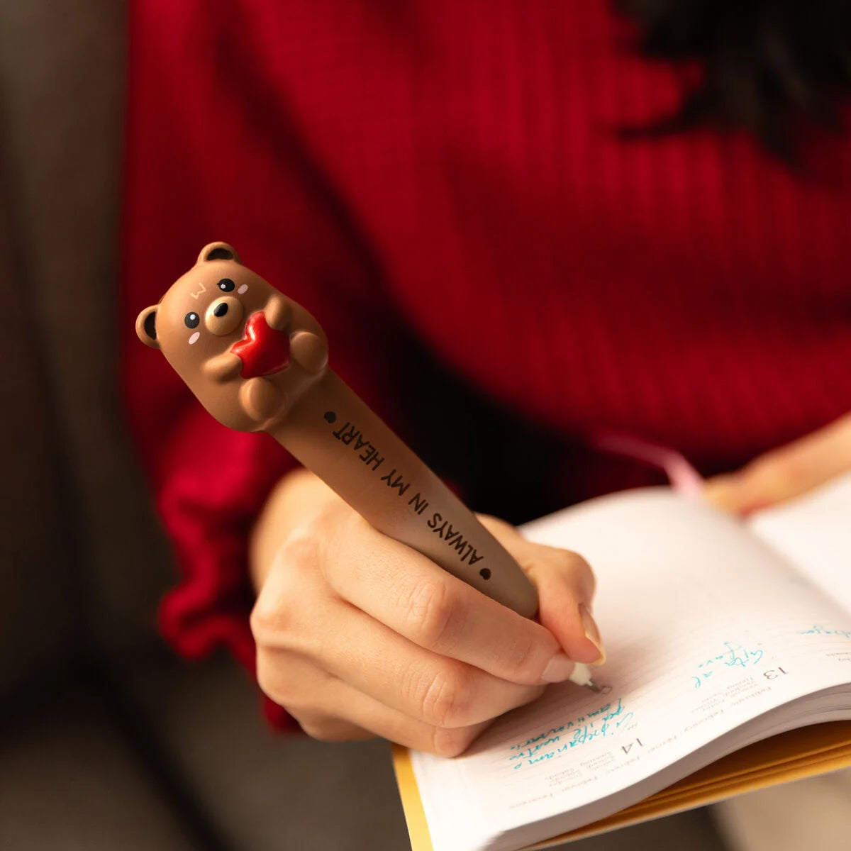 Penna Gel Antistress Teddy Bear "Always in my Heart" - Squeezies - Legami