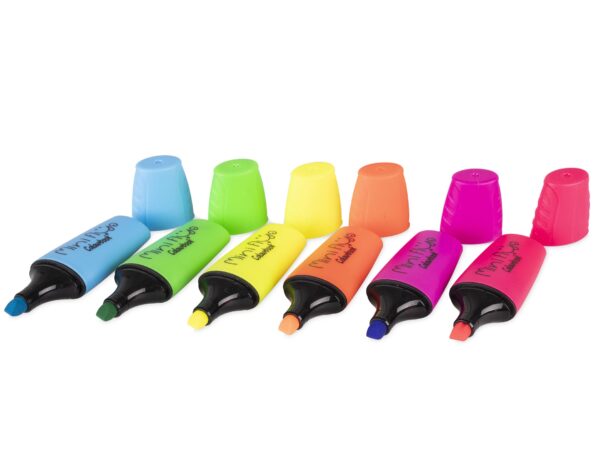 Taschetta 6 mini evidenziatori profumati – Mini Fluo - COLOURBOOK