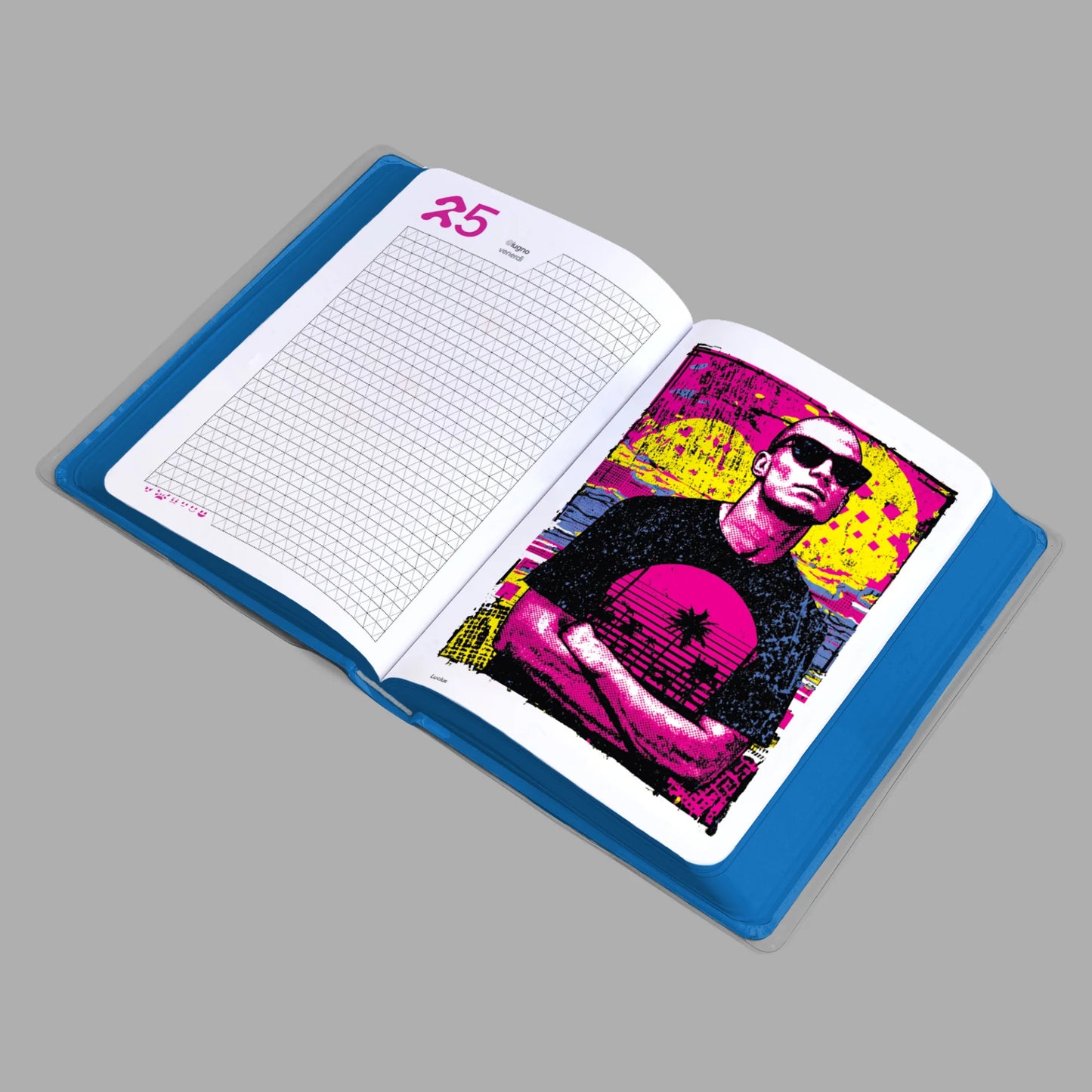 Diario Be You Vivid Blue 2026-2027 12 Mesi Datato Standard ed Easy