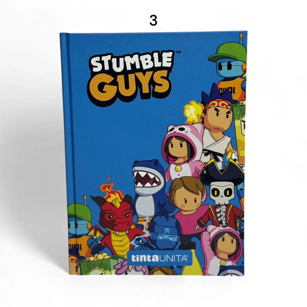 DIARIO SCUOLA 2025/26 STUMBLE GUYS – TINTA UNITA + ACCESSORI