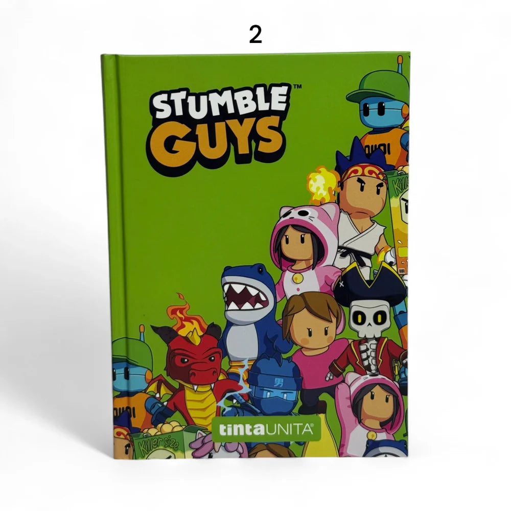 DIARIO SCUOLA 2025/26 STUMBLE GUYS – TINTA UNITA + ACCESSORI
