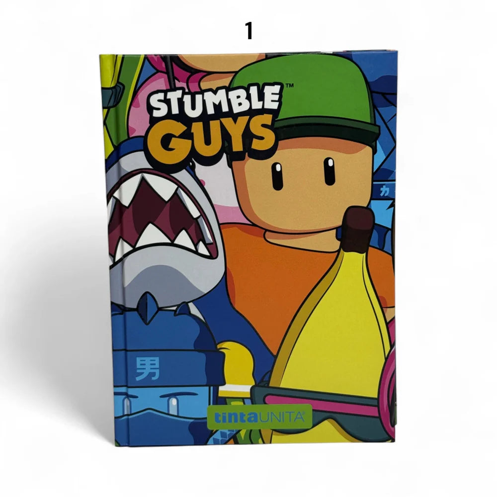 DIARIO SCUOLA 2025/26 STUMBLE GUYS – TINTA UNITA + ACCESSORI