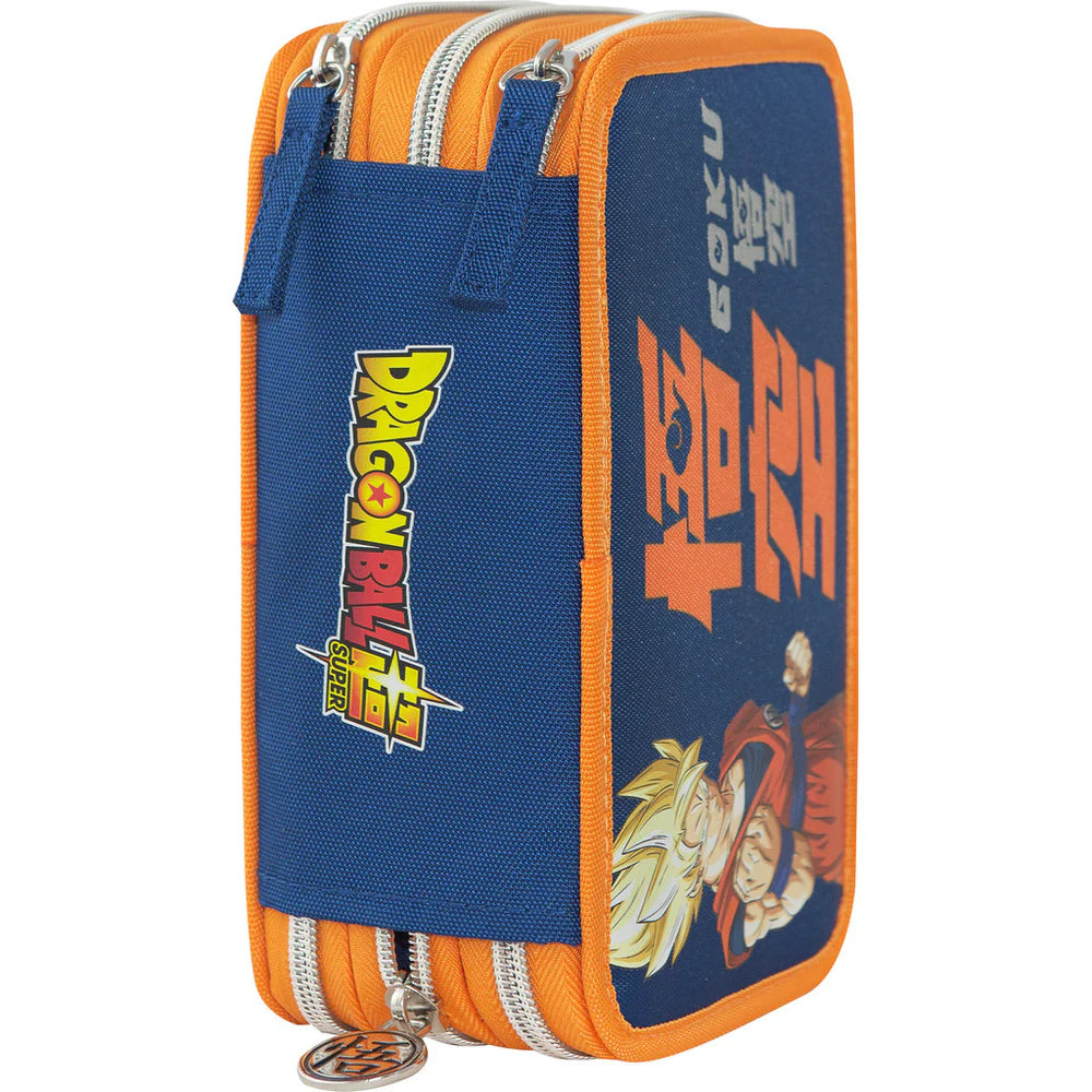 Astuccio 3 Zip Dragon Ball Blu/Arancione