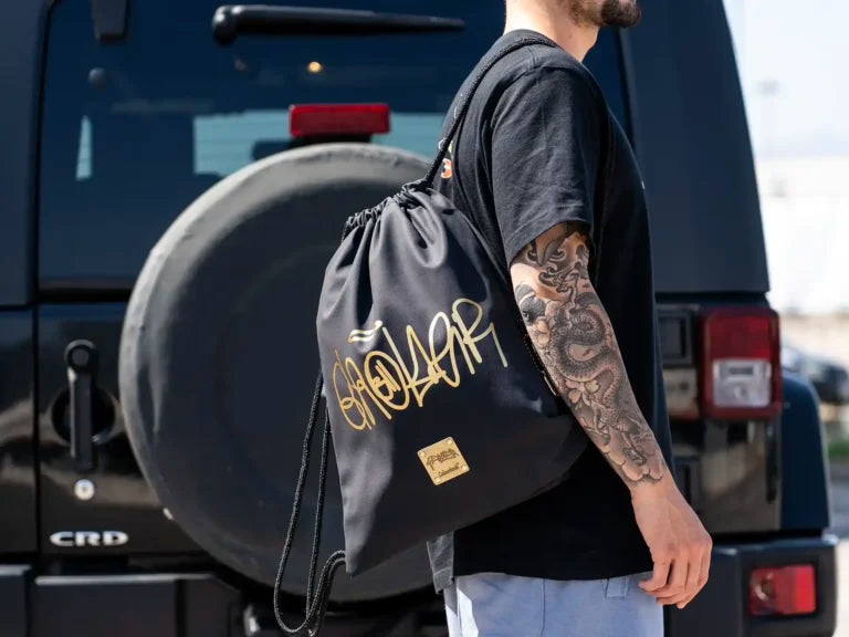 Sacca con coulisse Geolier Black Rubber