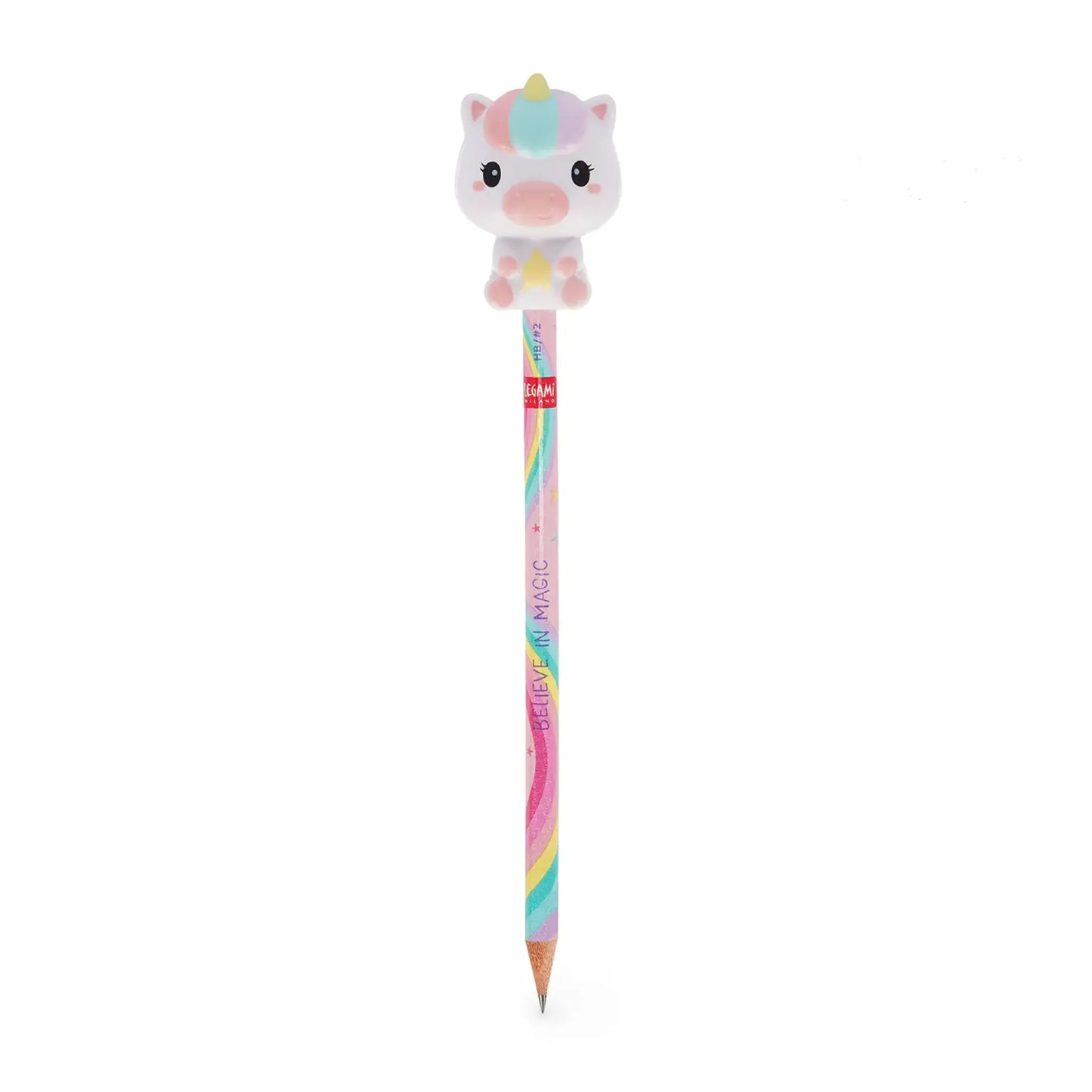 Matita Antistress Legami Squeezies HB Panda Kitty Unicorn Dino Teddy Bee Daisy