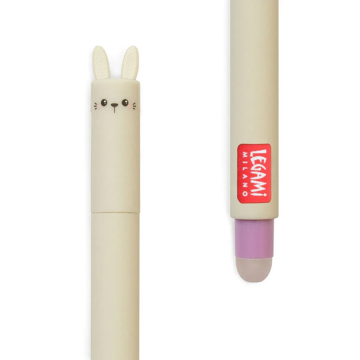 Penna Gel Cancellabile Bunny "Don't Worry Be Hoppy" Legami - Erasable Pen Viola
