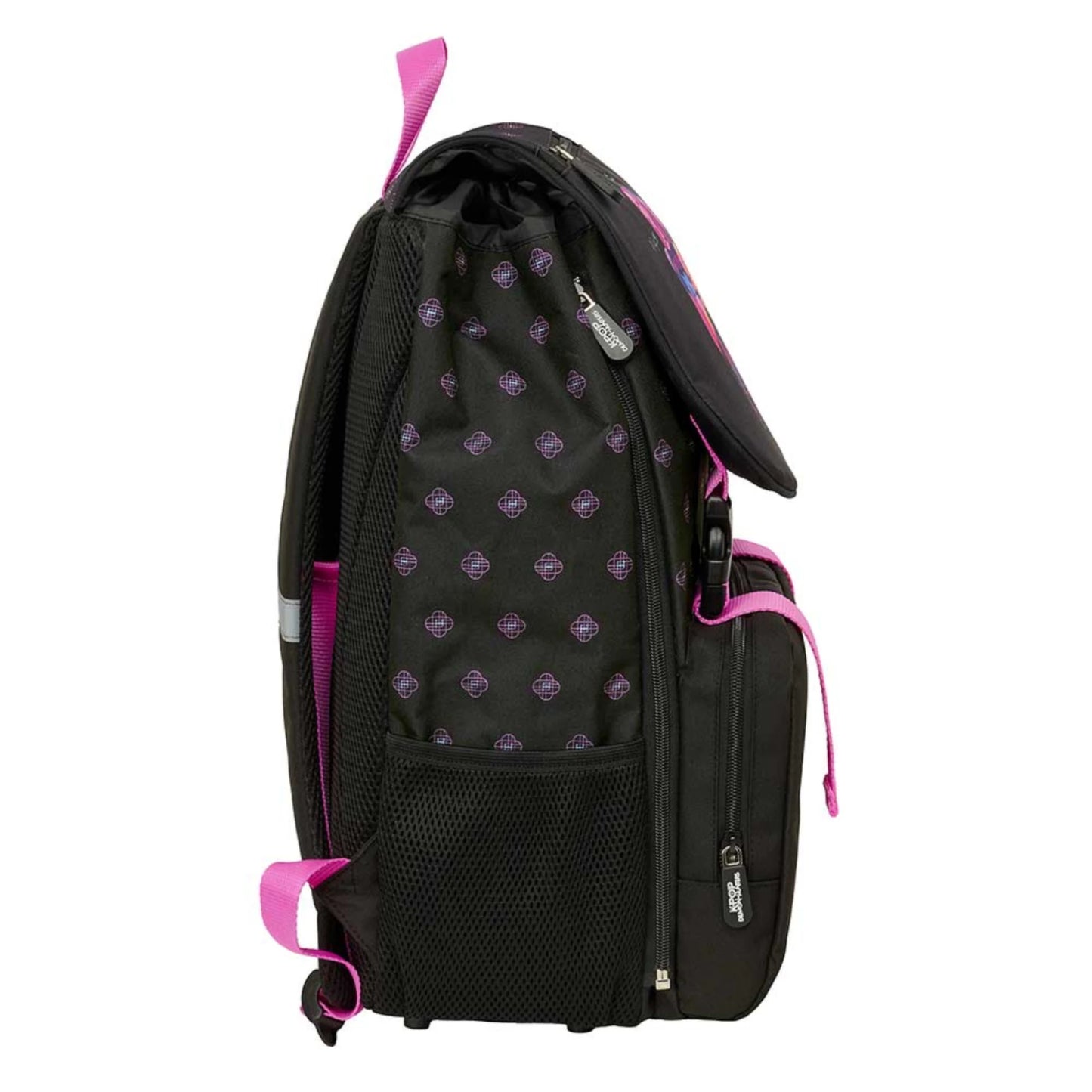 Zaino Scuola Safta K-Pop Demon Hunters Huntrix Nero Estensibile 17,5L — Licenza Ufficiale Netflix Spallacci Ergonomici Catarifrangente 2026