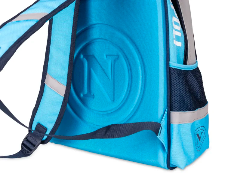 Zaino scuola SSC Napoli Azzurro con borraccia omaggio