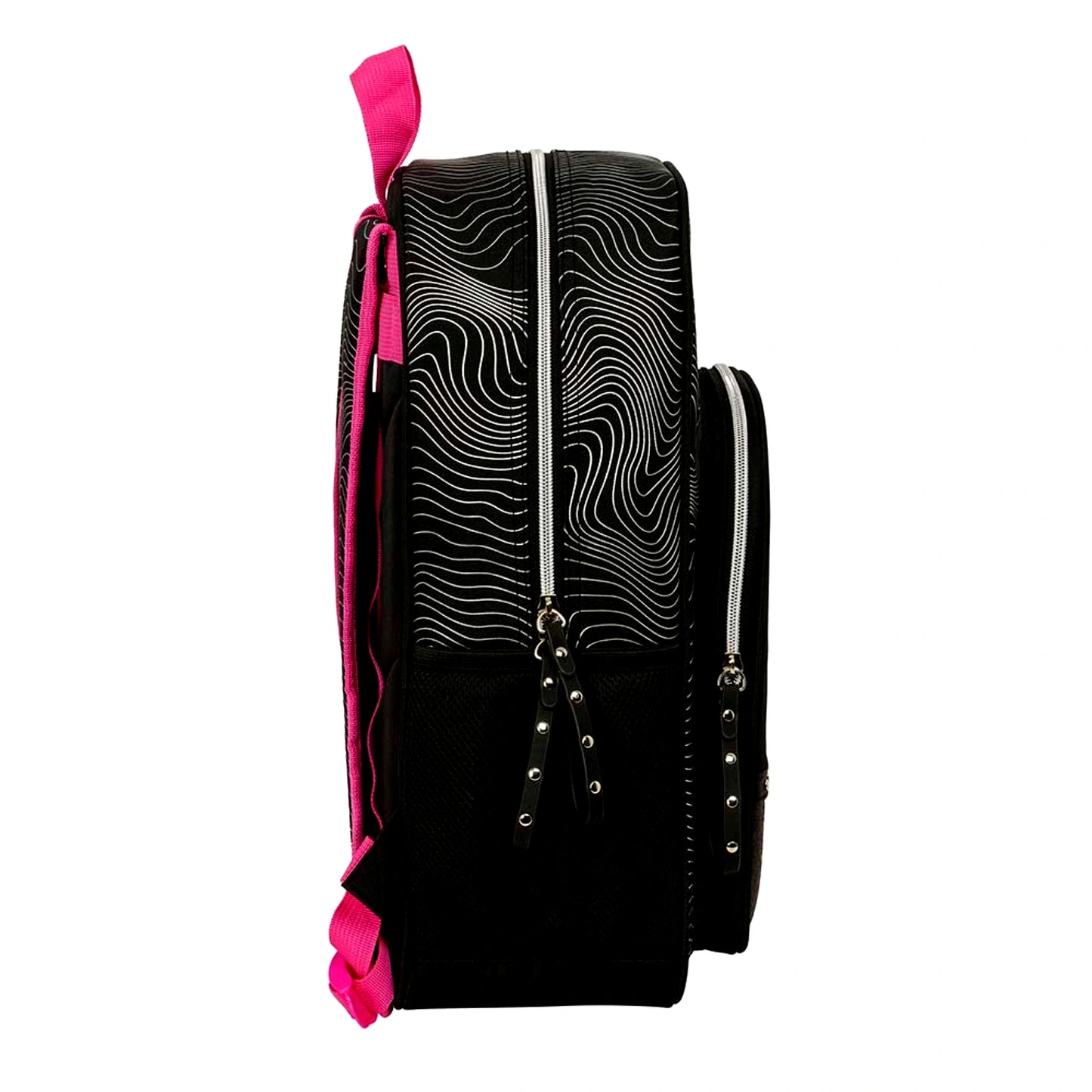 Zaino Scuola K-Pop Demon Hunters Energy Huntrix Adattabile al Carrello con Spallacci Ergonomici Safta — 19 Litri