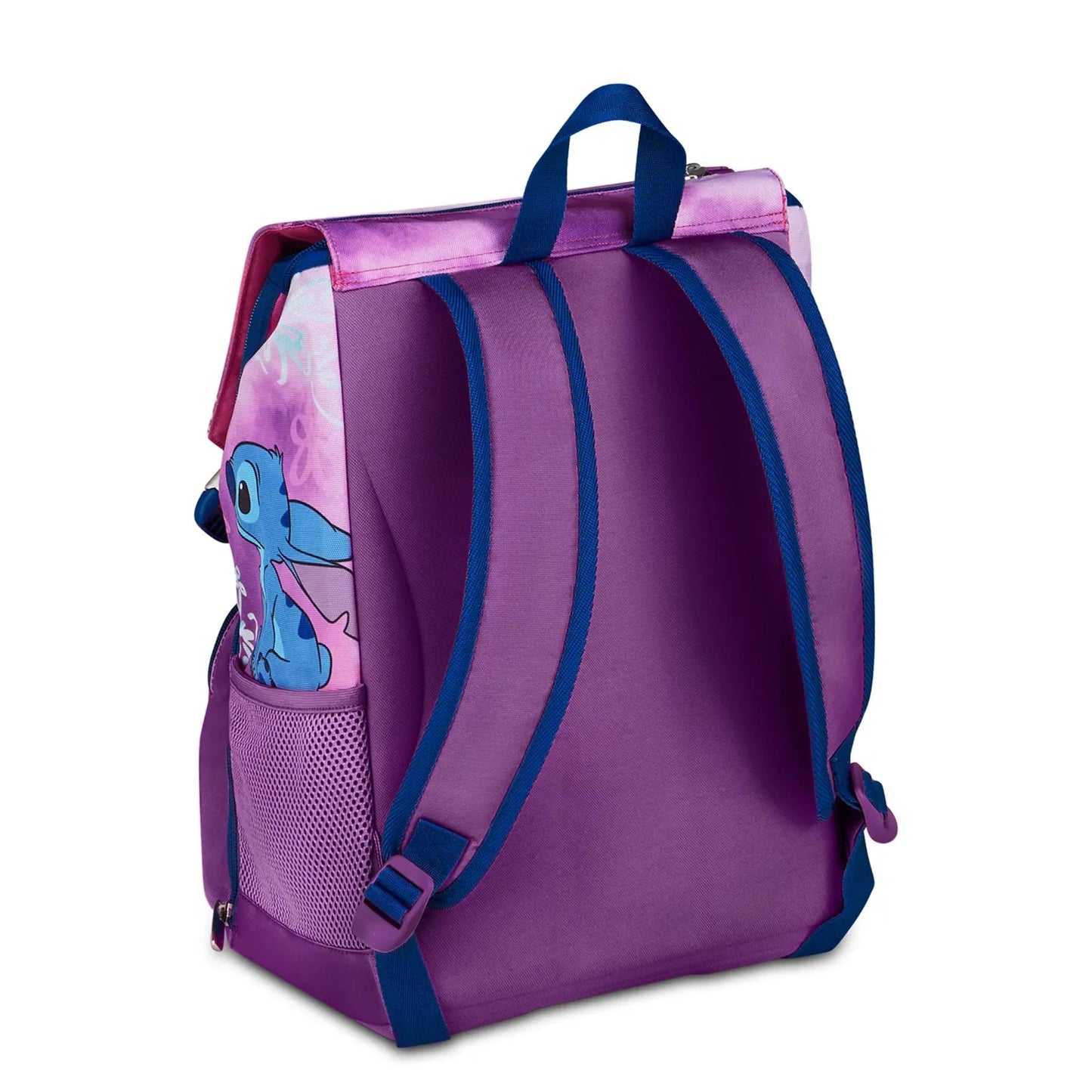 Zaino Seven Sdoppiabile Big Lilo & Stitch You Are Magical con Pattina Stitch Angel e Tasca Porta Borraccia Viola Rosa Disney