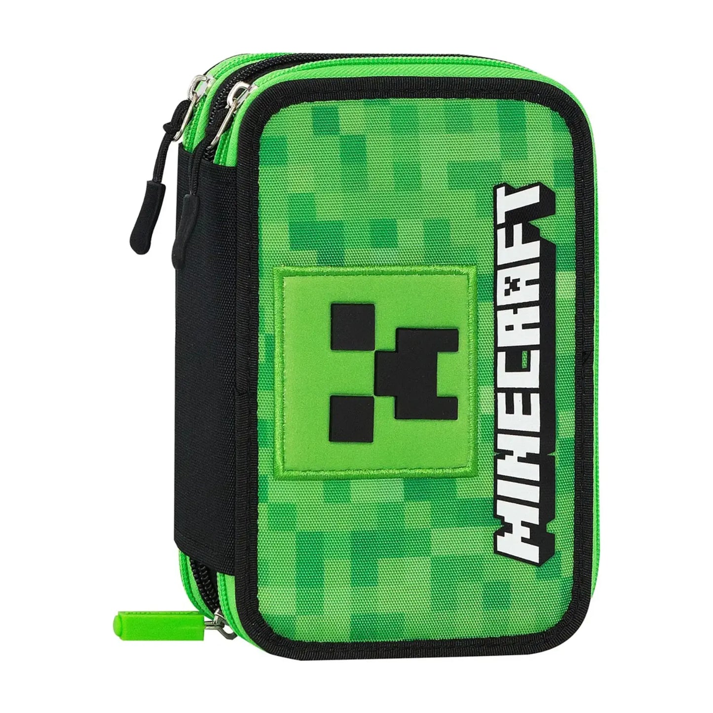Astuccio 3 Zip Minecraft Corredo Completo Pixel Originale