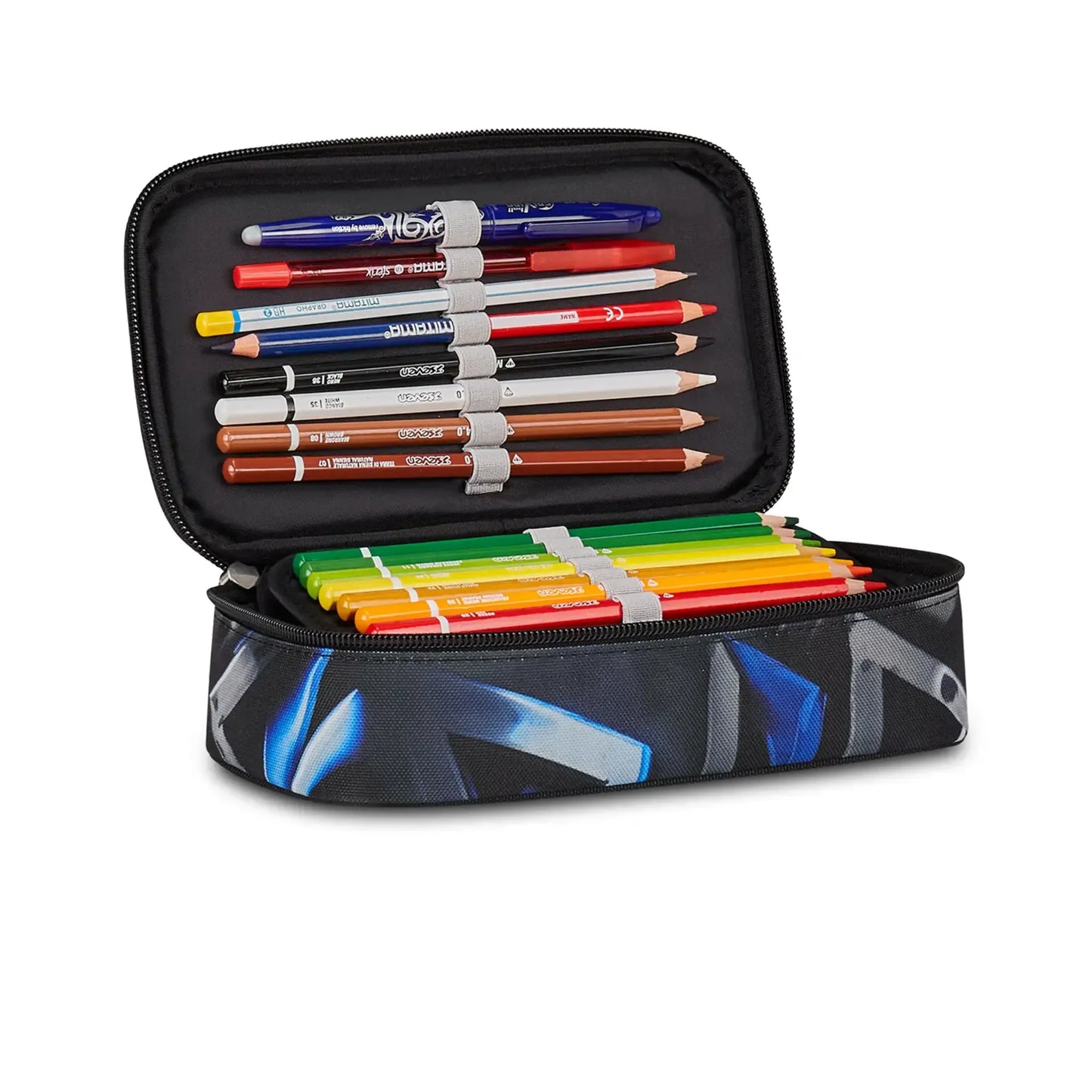 Astuccio Quick Case Seven Freethink Reflex Blue 45 Pezzi Completo Scuola Originale