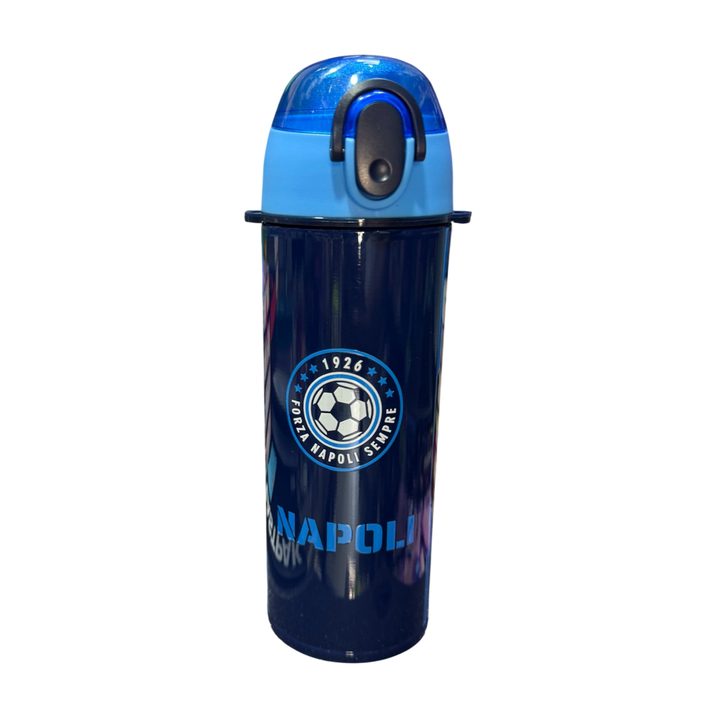 Borraccia Termica Forza Napoli Sempre 500 ml con Cannuccia Acciaio Inox SSC Napoli