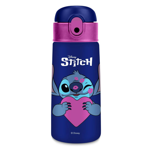 Borraccia Termica Seven Disney Lilo & Stitch 460 ml con Cannuccia Acciaio Inox Bambini
