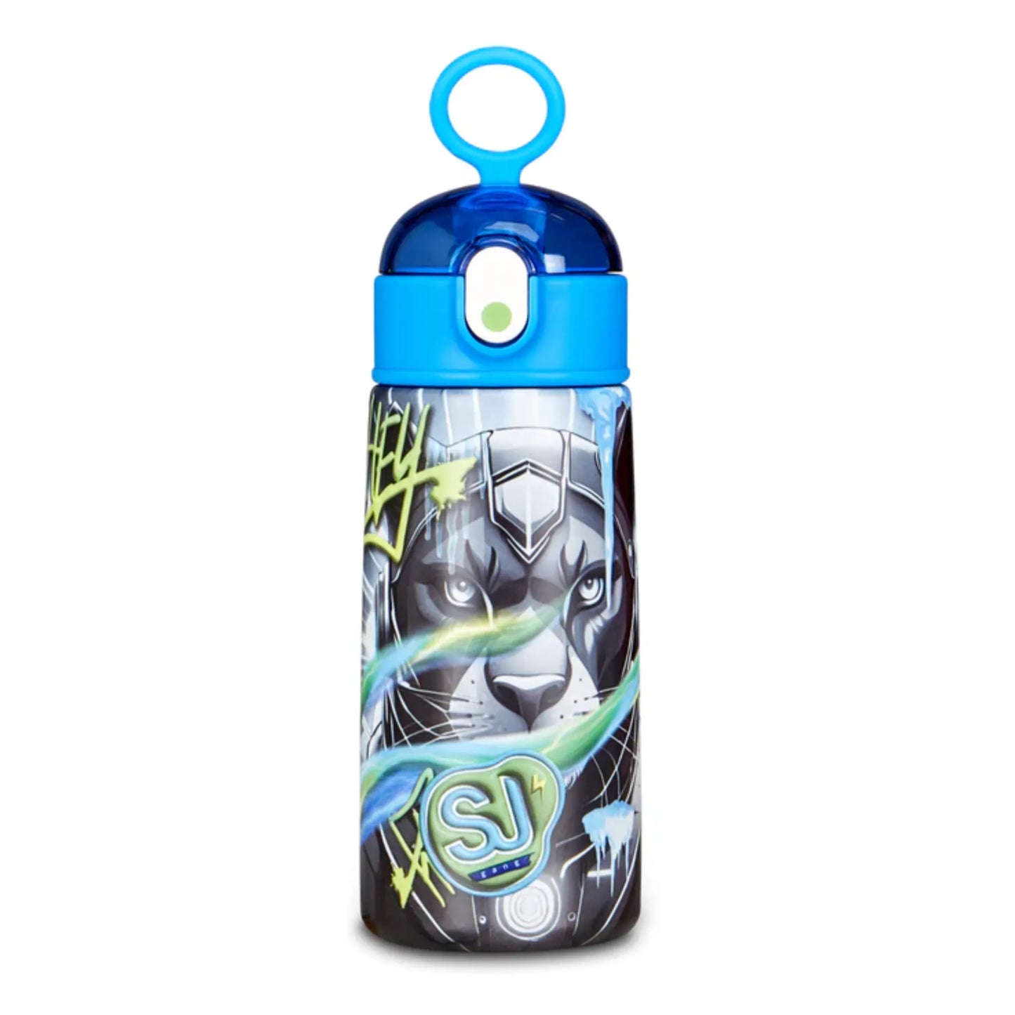 Borraccia Termica Seven SJ Glace Panther Boy 460 ml Acciaio Inox con Cannuccia