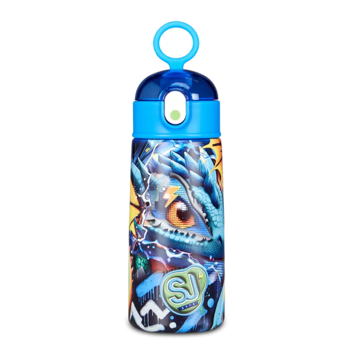 Borraccia Termica Seven SJ Metal Dragon Boy 460 ml Acciaio Inox 304 con Cannuccia