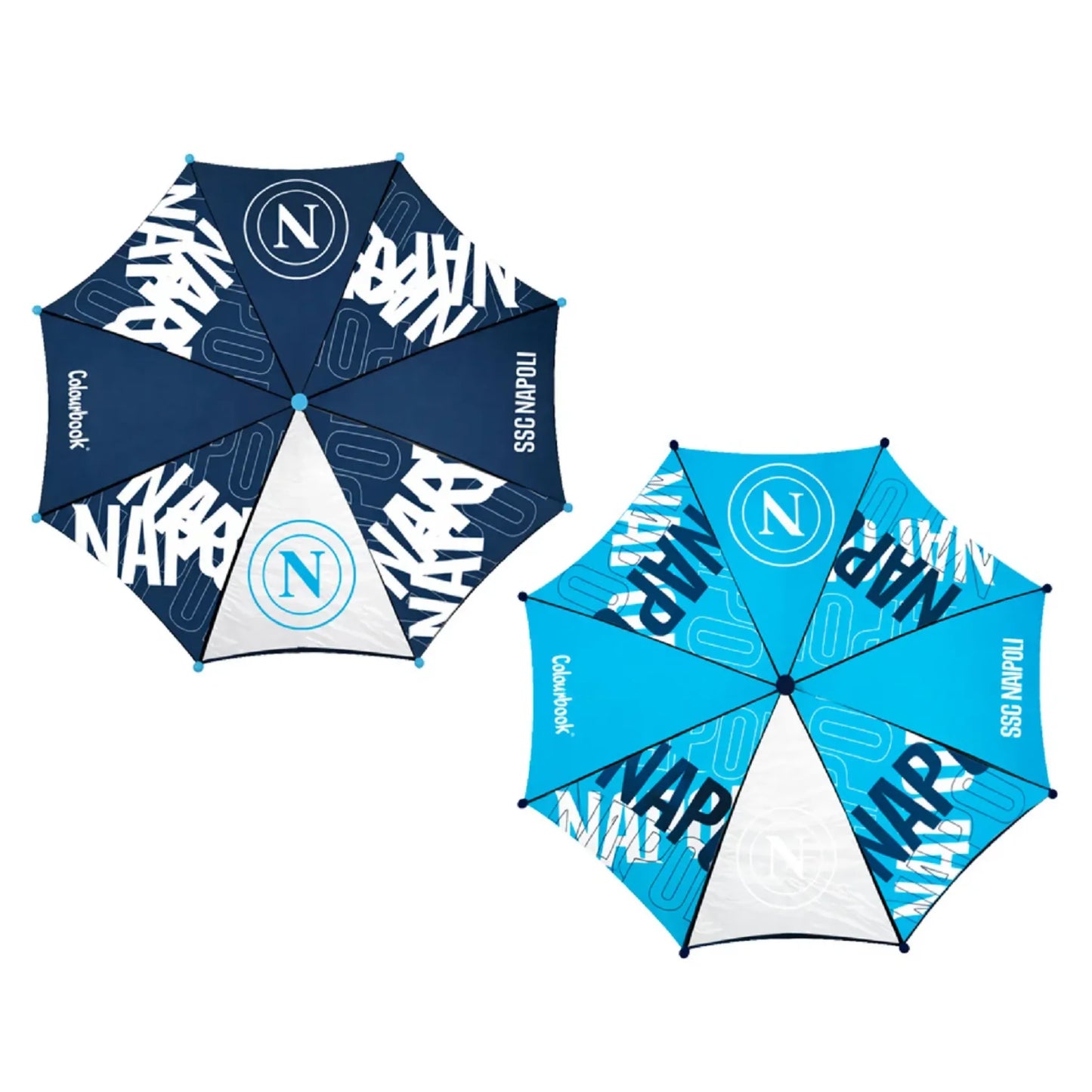 Ombrello SSC Napoli Cambia Colore 85 cm Ufficiale Colourbook Effetto Pioggia