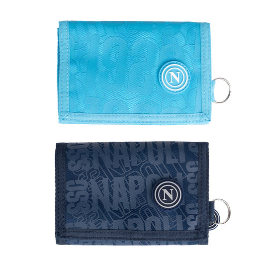 Portafoglio SSC Napoli con Portachiavi - Nuovo Modello 2026/2027 Colourbook Ufficiale
