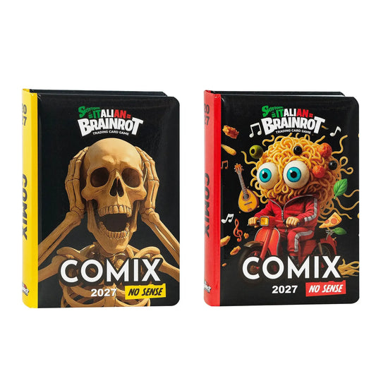 Diario Skifidol Italian Brainrot 13 Mesi 2026-27 Comix con Card | Scuola