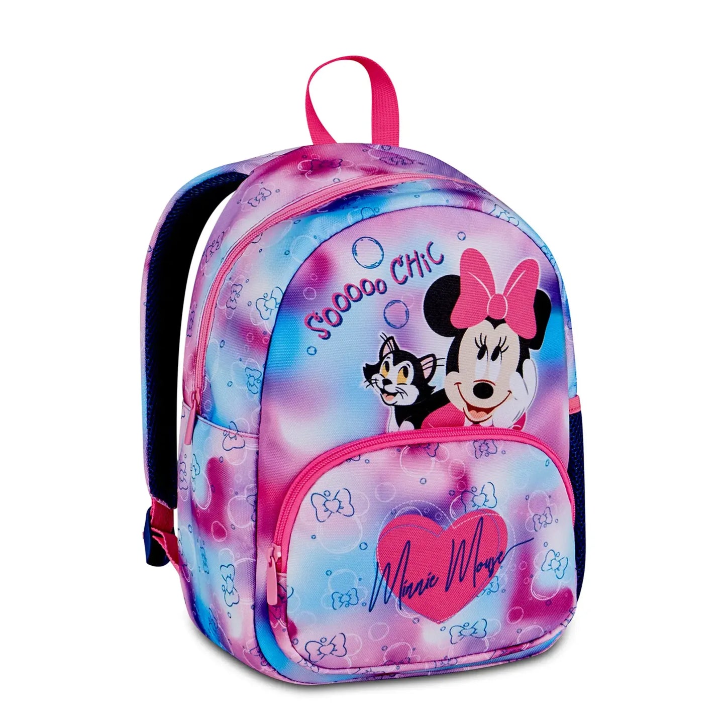 Zaino Asilo Minnie Seven 14 Litri Small Ufficiale Scuola Infanzia Rosa