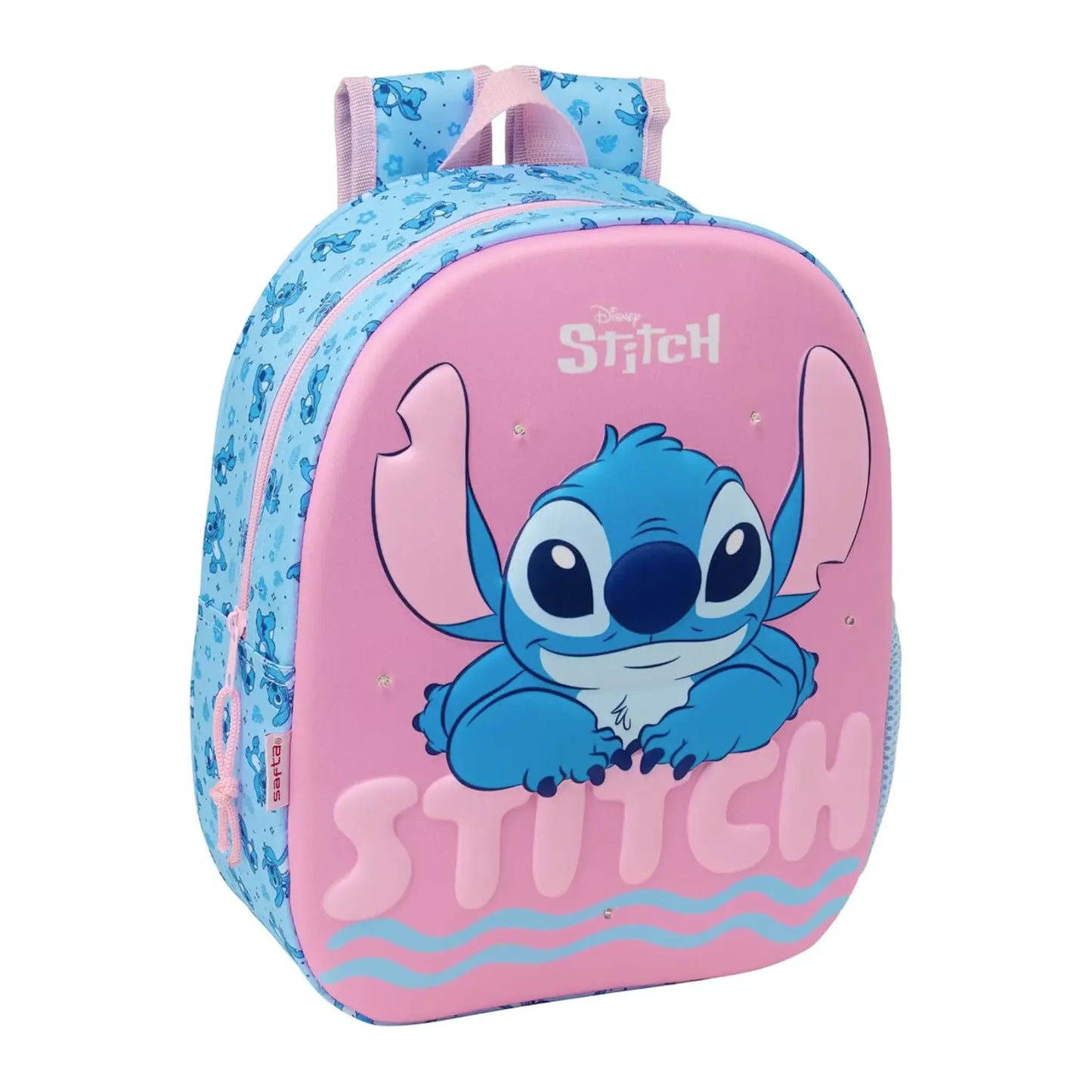 Zaino Asilo Stitch 3D LED Disney 33 cm con Luci Originale