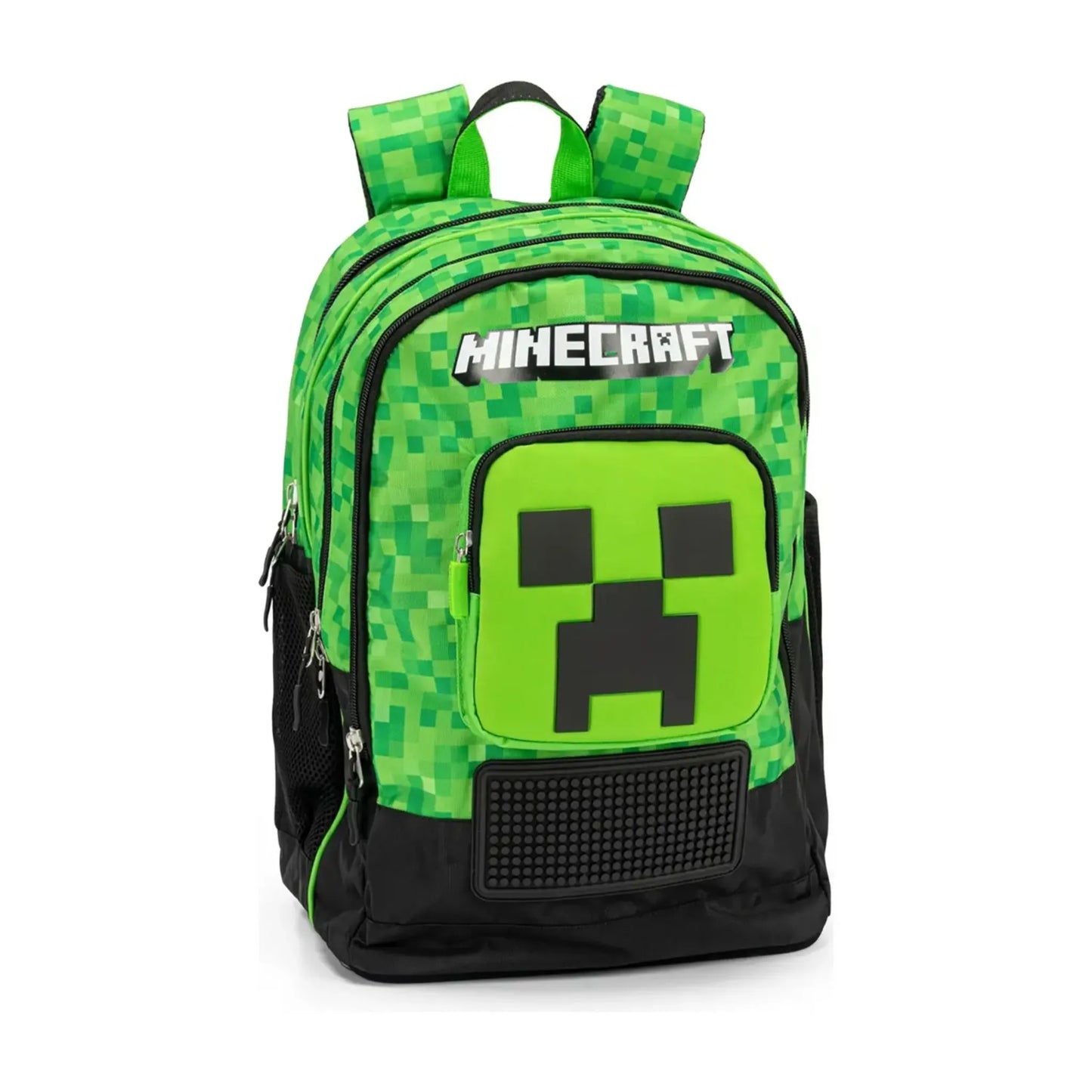 Zaino Scuola Minecraft Pixel Organizzato Personalizzabile Originale