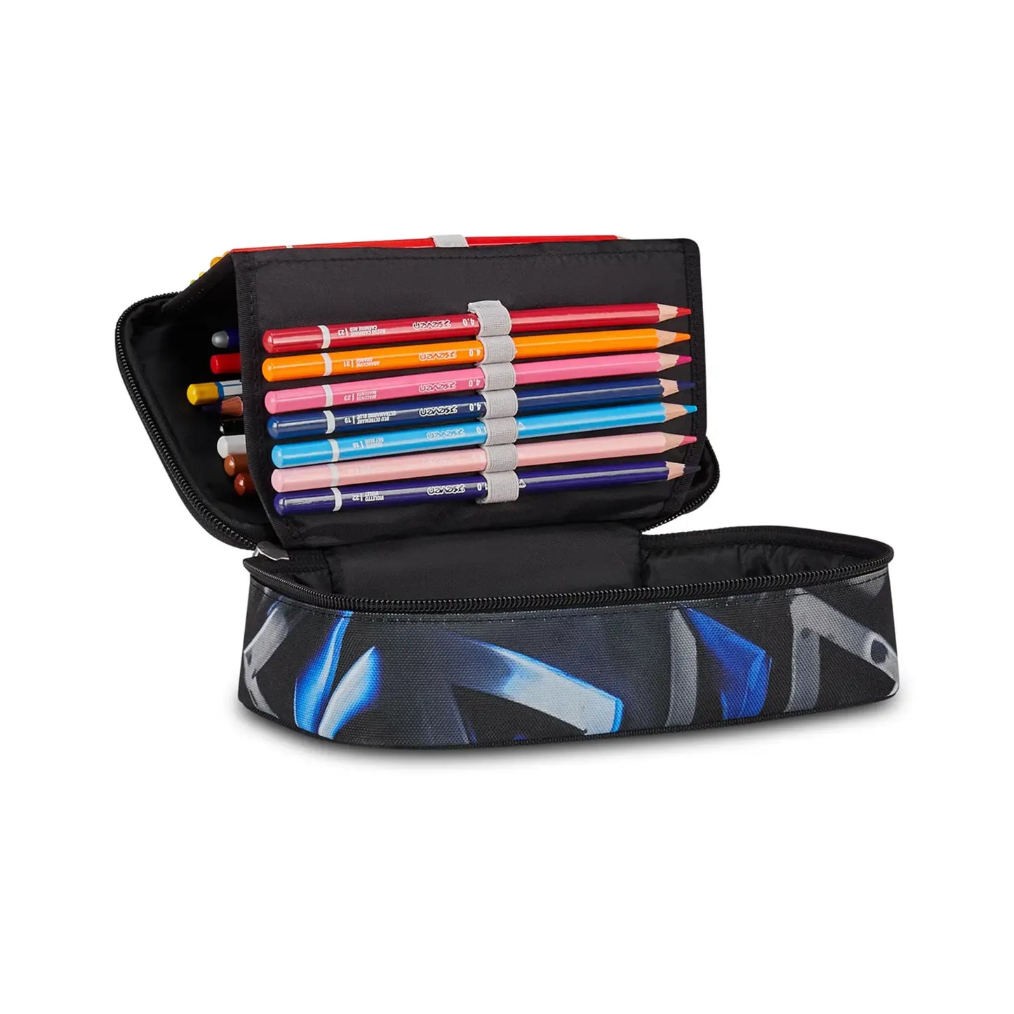 Astuccio Quick Case Seven Freethink Reflex Blue 45 Pezzi Completo Scuola Originale