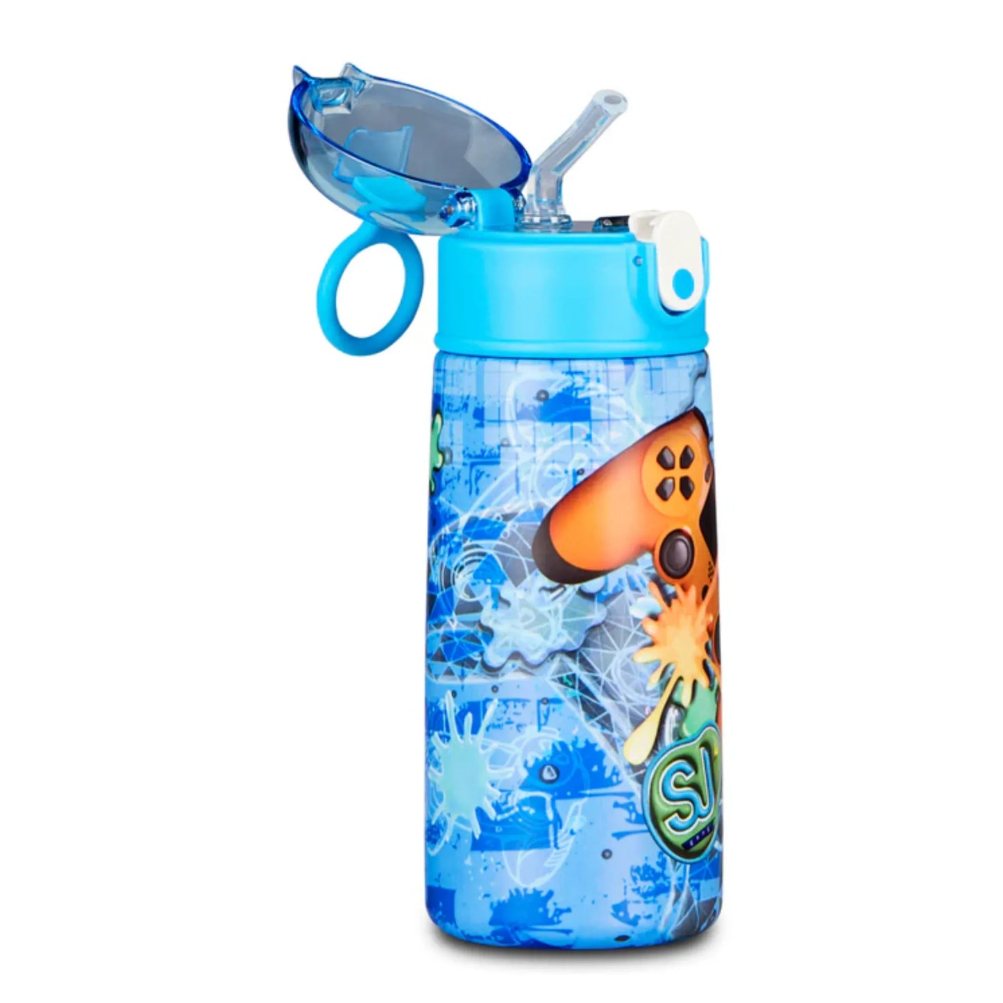 Borraccia Termica Seven SJ Joyful Pins Boy 460 ml Acciaio Inox 304 con Cannuccia