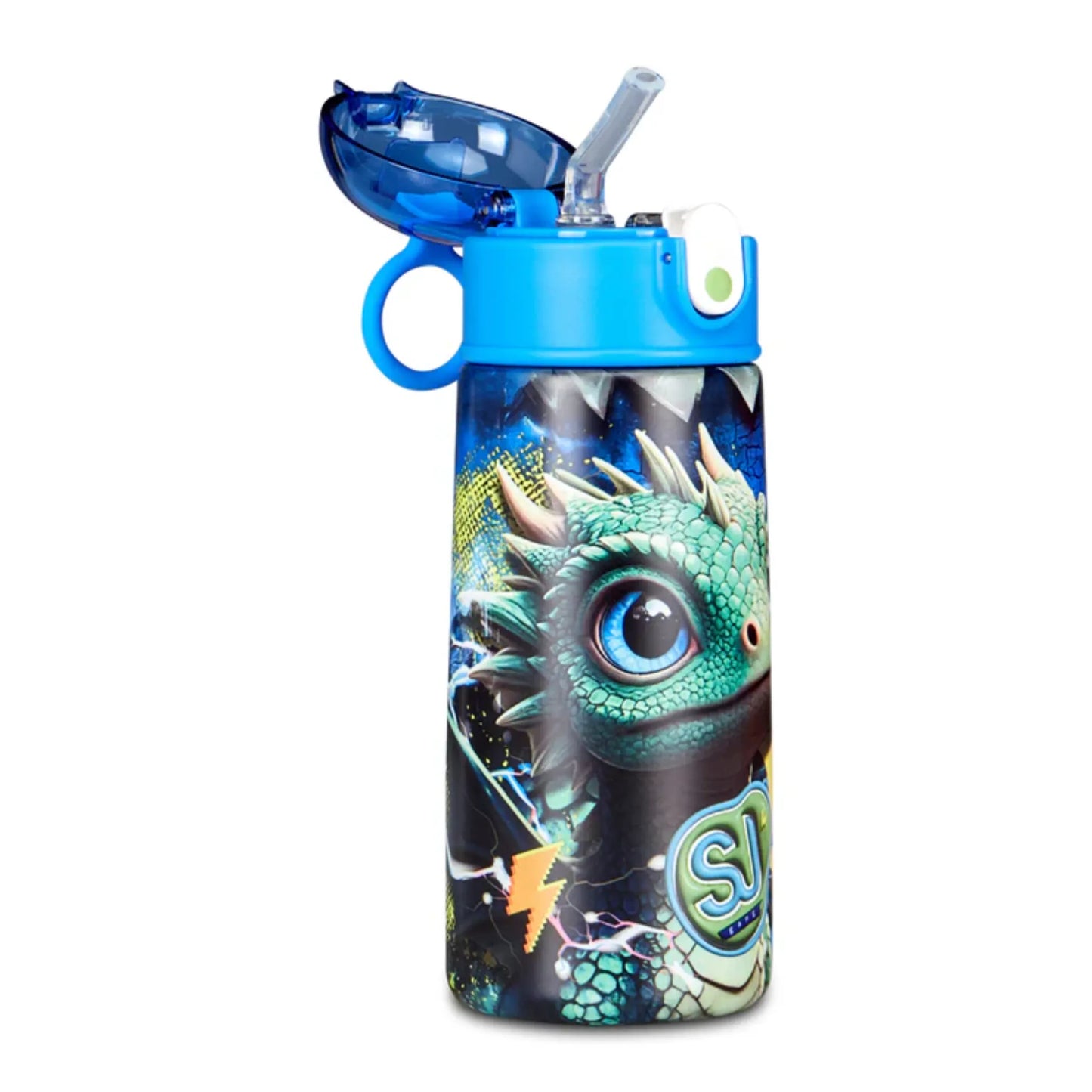 Borraccia Termica Seven SJ Metal Dragon Boy 460 ml Acciaio Inox con Cannuccia