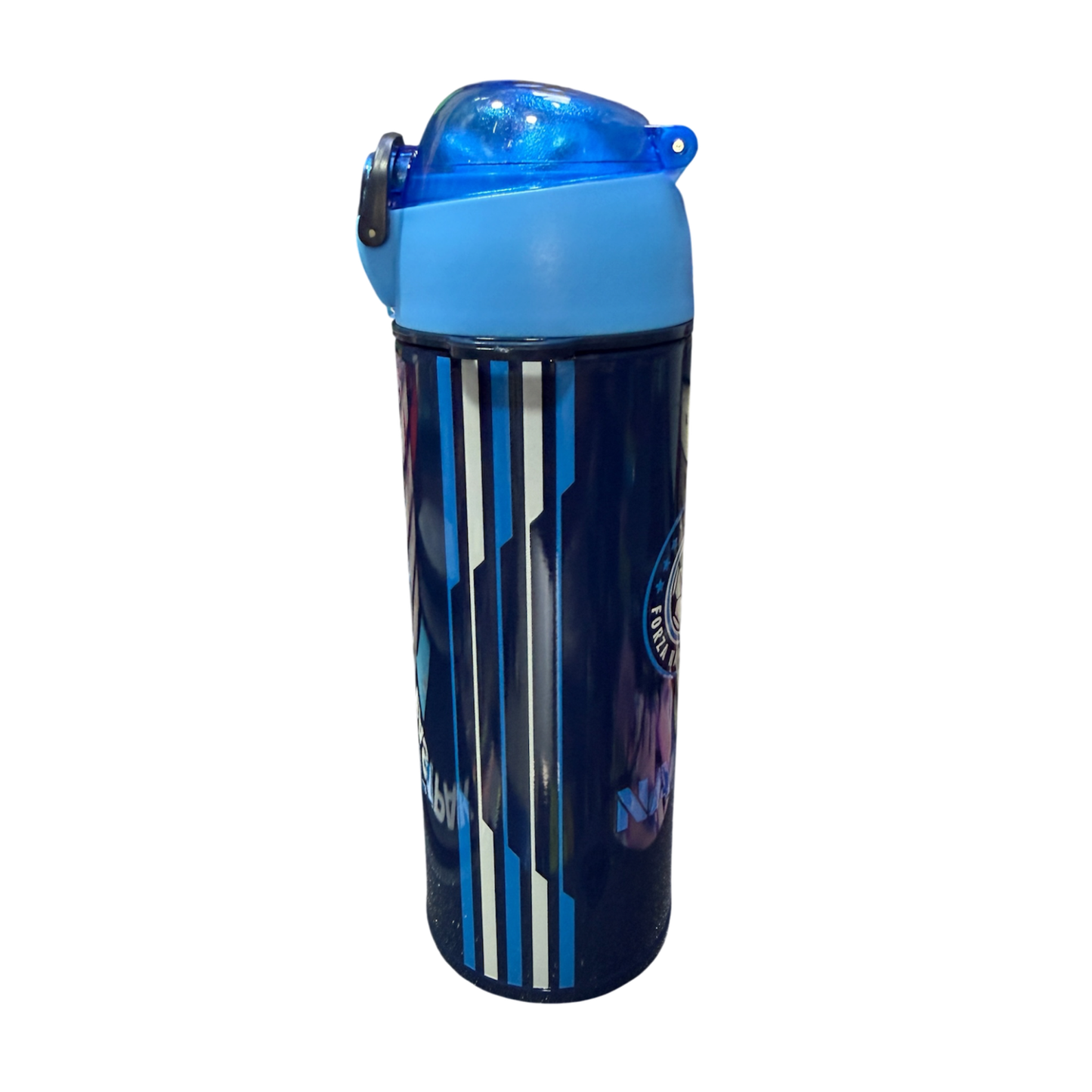 Borraccia Termica Forza Napoli Sempre 500 ml con Cannuccia Acciaio Inox SSC Napoli