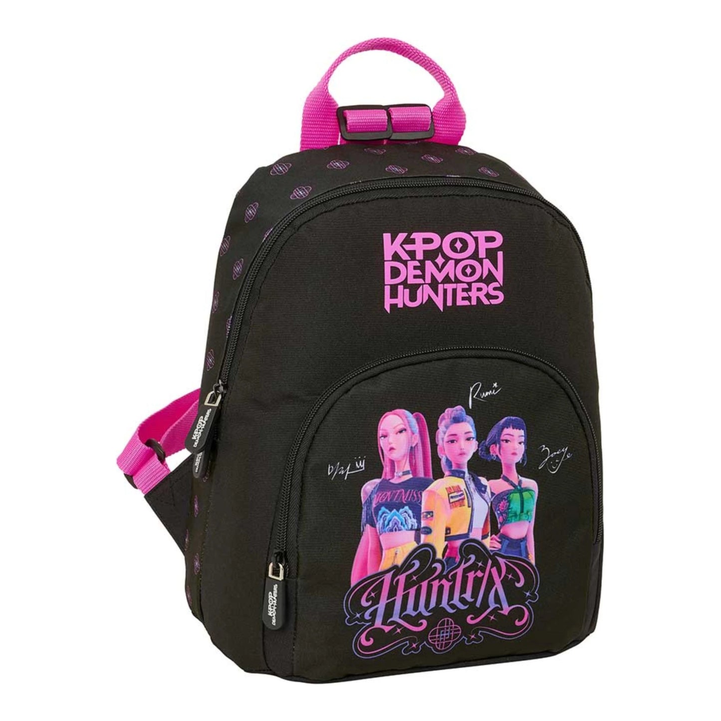 Mini Zaino K-Pop Demon Hunters Asilo Nero Huntrix Safta Zainetto Bimba