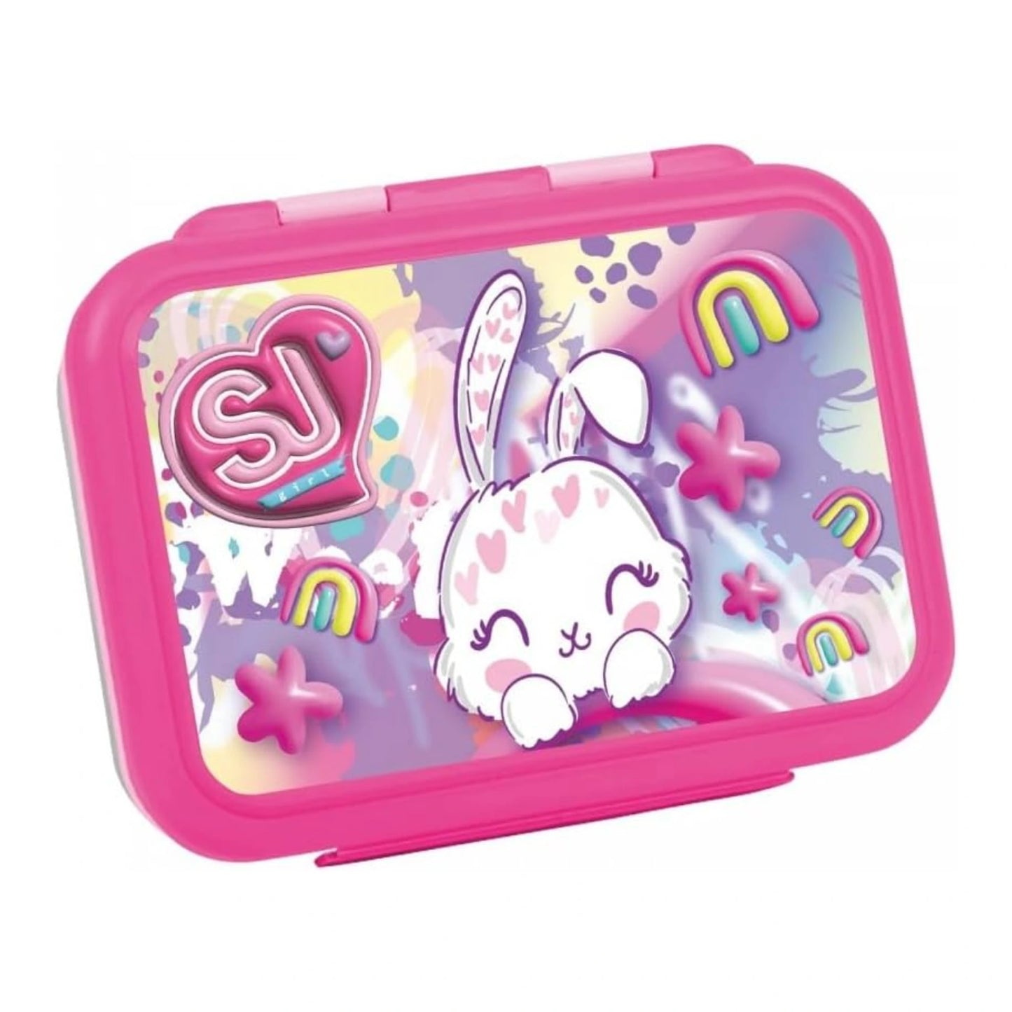 Portamerenda SJ Gang Bunny Coniglietto Acciaio Inox 850 ml | Porta Pranzo Seven