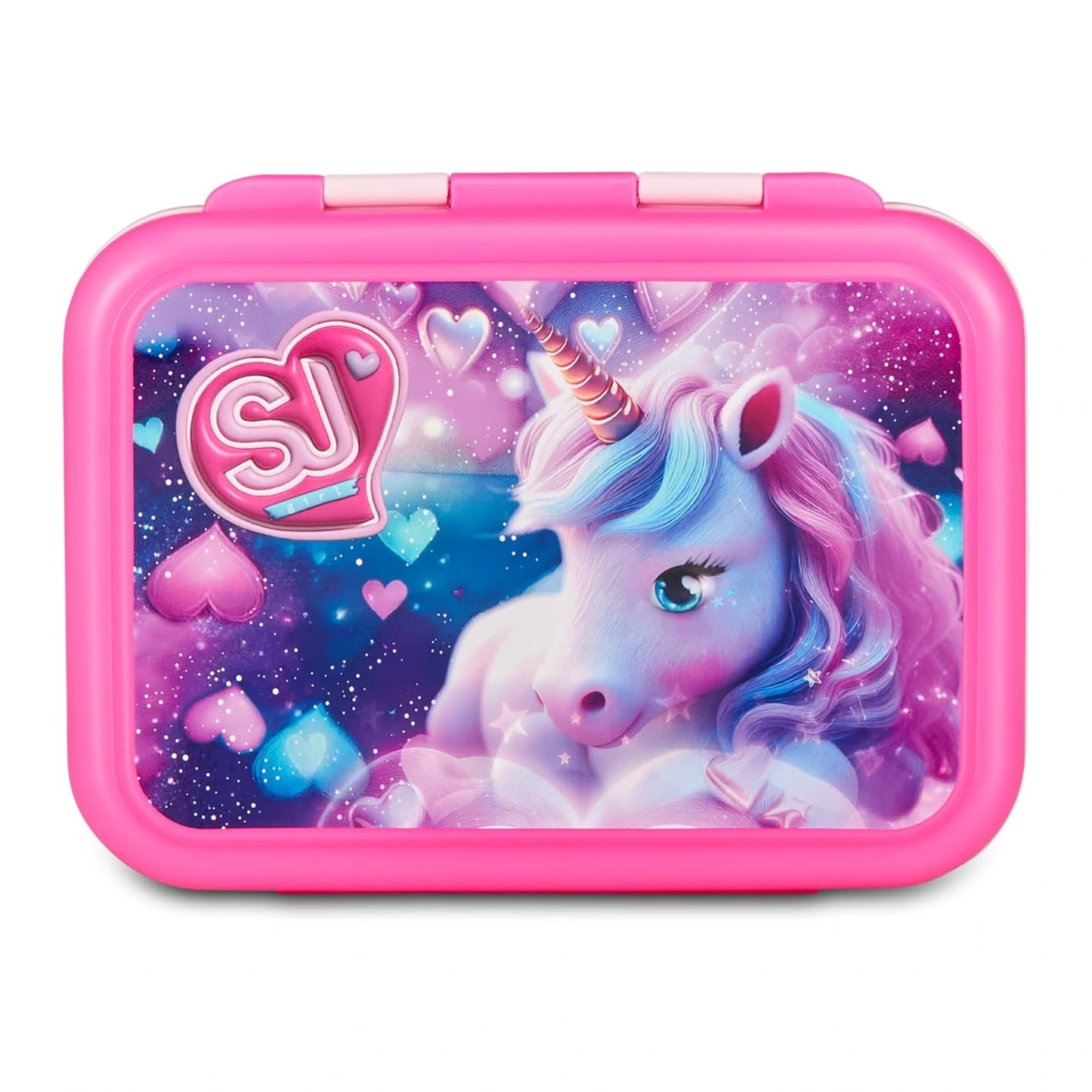 Portamerenda SJ Gang Unicorno Rosa Acciaio Inox 850 ml | Porta Pranzo Seven