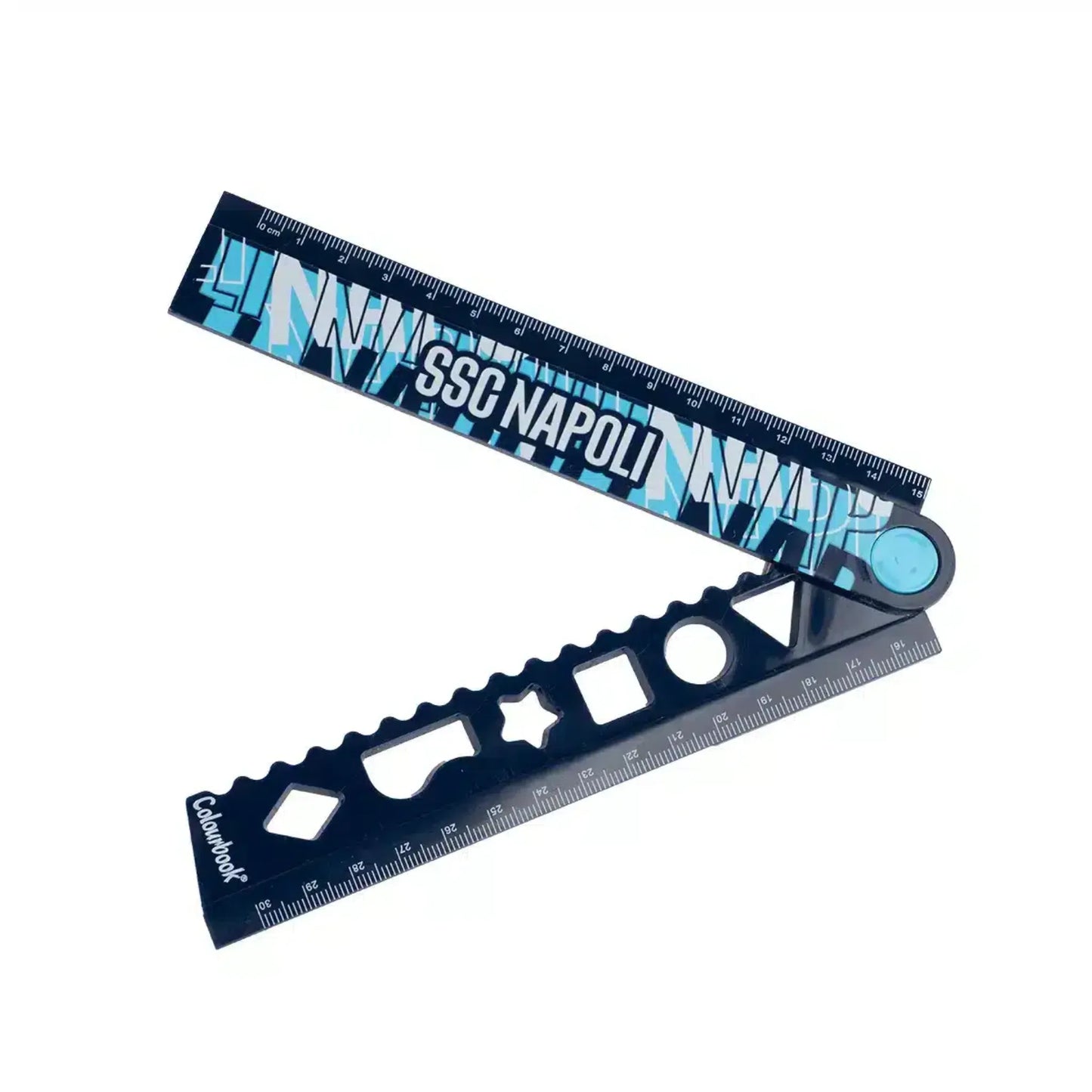 Righello Pieghevole SSC Napoli 30 cm Ufficiale Colourbook Salvaspazio Scuola