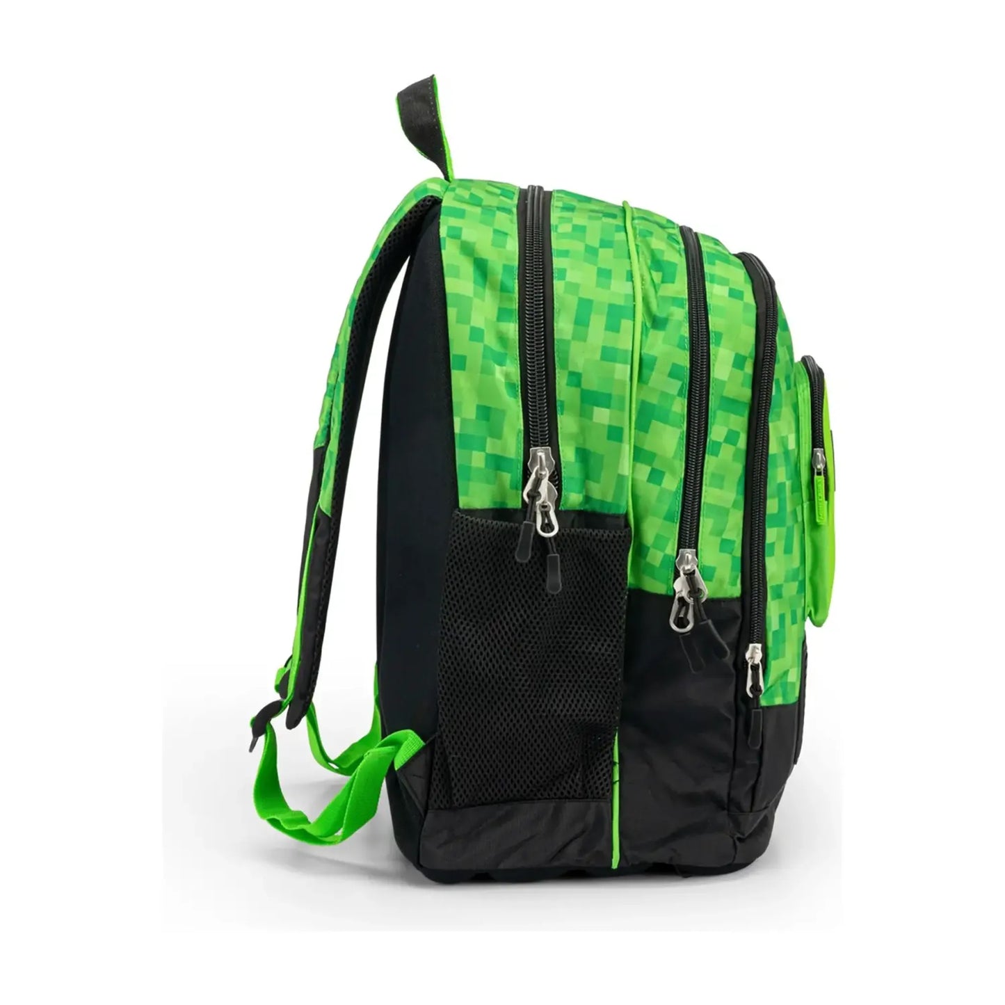 Zaino Scuola Minecraft Pixel Organizzato Personalizzabile Originale