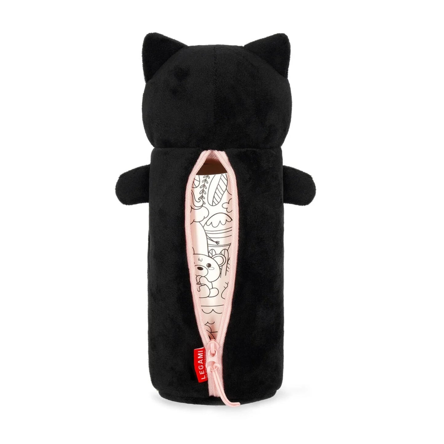 Astuccio Legami Gatto Nero Super Soft! Peluche Be Curious