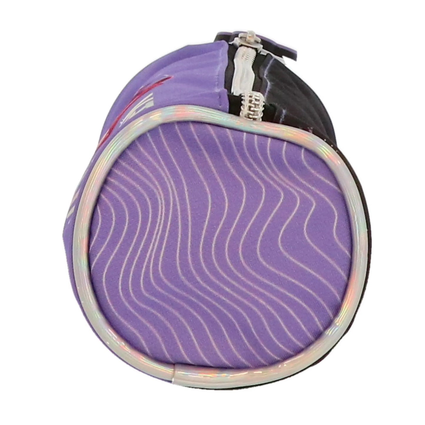 Astuccio Rotondo K-Pop Demon Hunters Viola 22 cm Originale con Zip