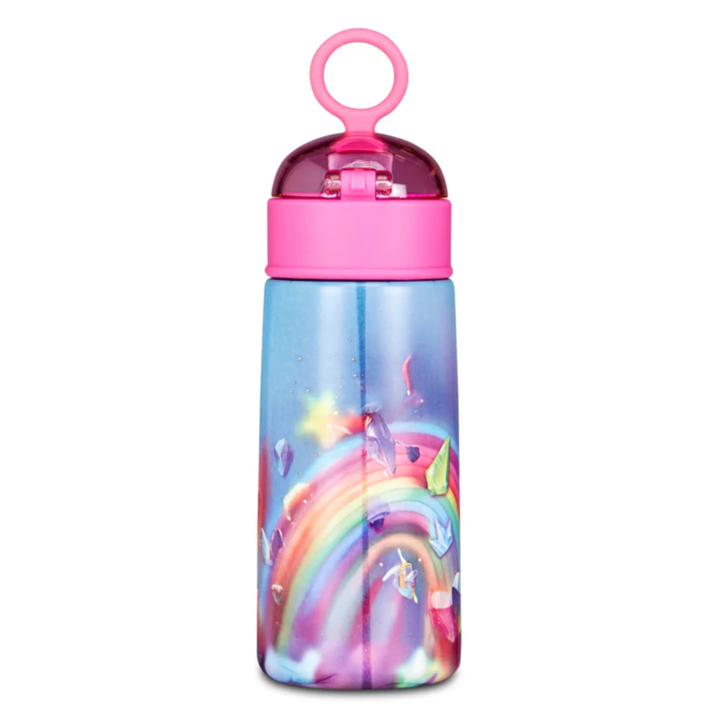 Borraccia Termica SJ Gang Animali 460 ml Acciaio Inox 304 con Cannuccia BPA Free