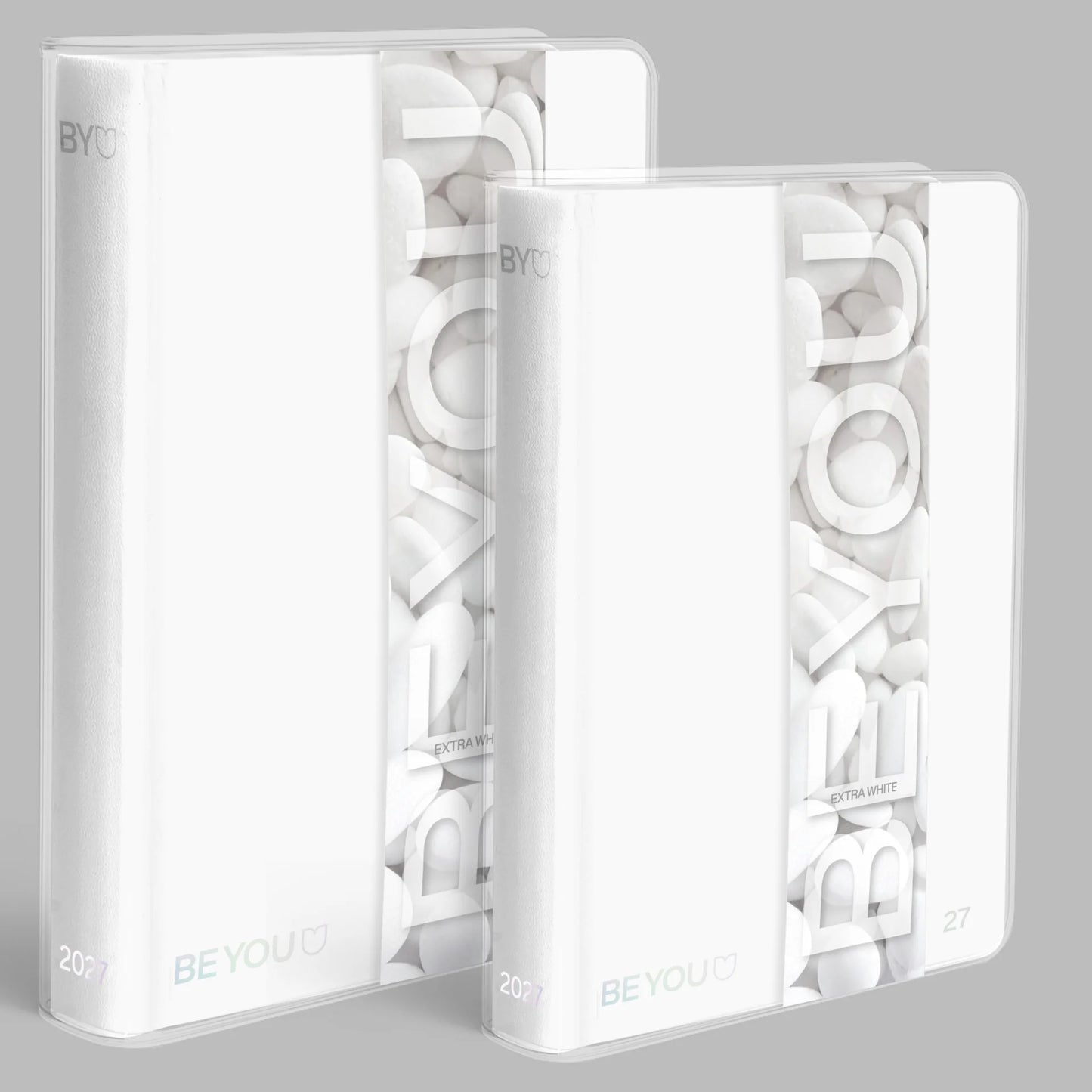 Diario Be You Extra White 2026-27 Bianco da Personalizzare | 12 Mesi