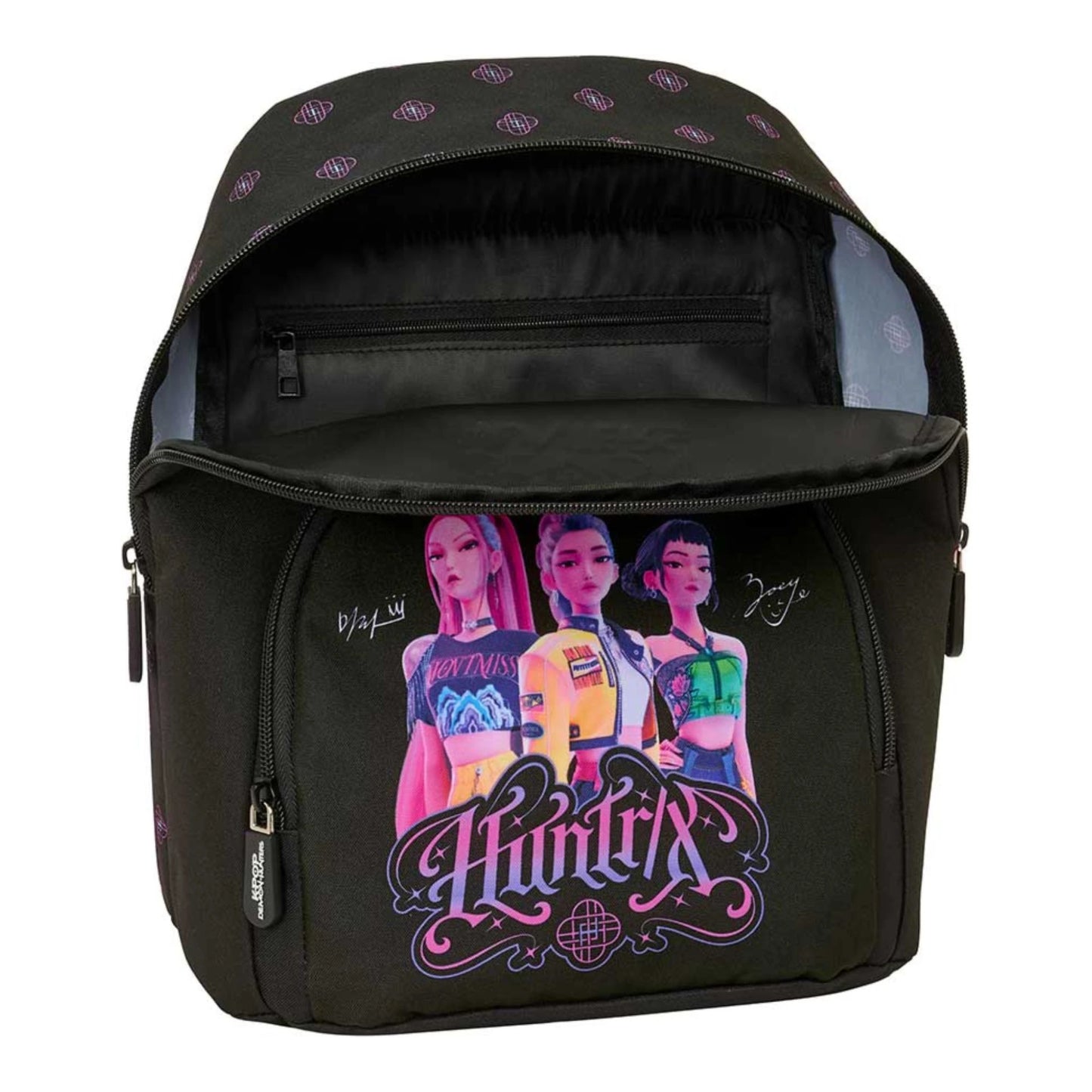Mini Zaino K-Pop Demon Hunters Asilo Nero Huntrix Safta Zainetto Bimba