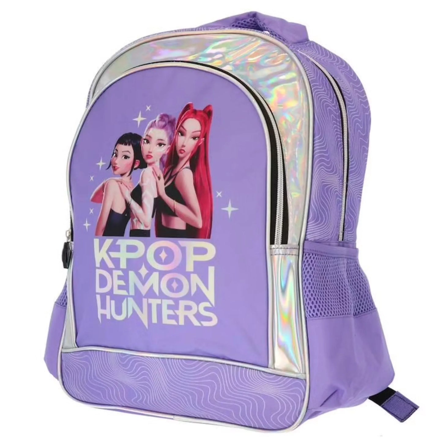 Zaino Scuola Americano K-Pop Demon Hunters Viola 41 cm Multitasche