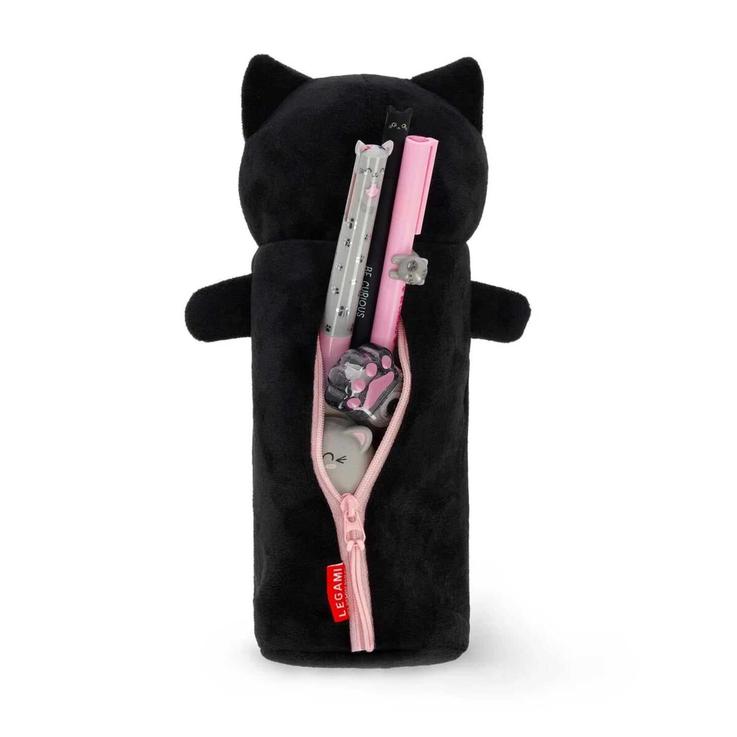 Astuccio Legami Gatto Nero Super Soft! Peluche Be Curious